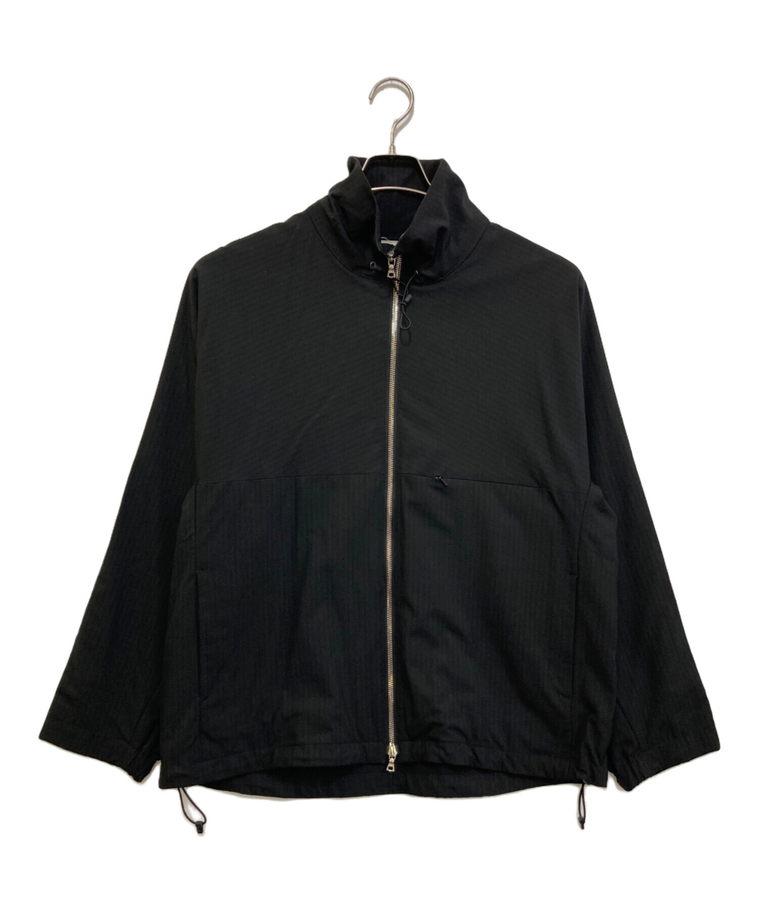 【中古】マーカ marka コットンシルク フーデッドブルゾン ブラック【サイズ2】【メンズ】 中古・古着通販】MARKAWARE (マーカウェア) トラックジャケット