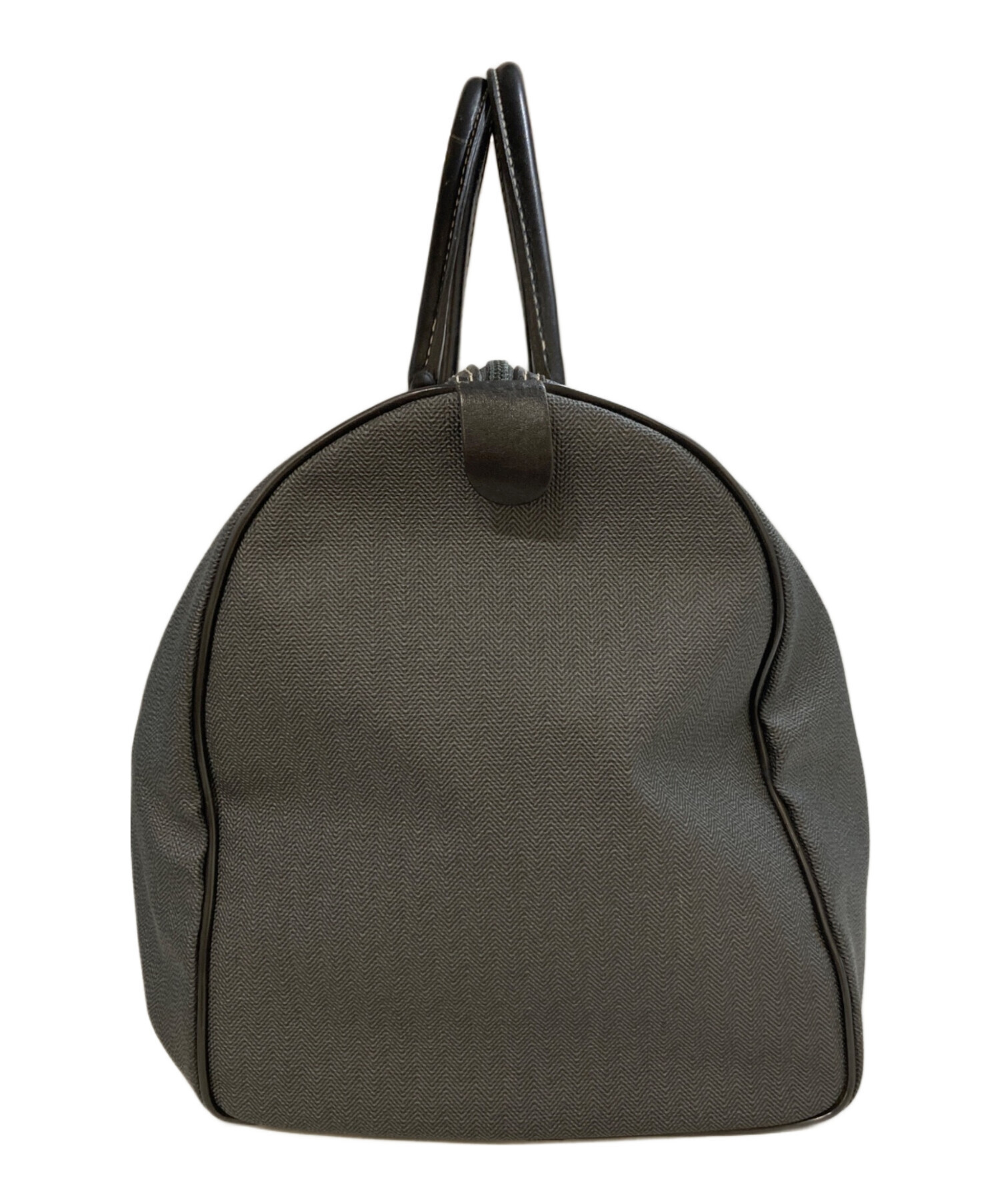 dunhill ダンヒル ボストンバッグ トラベルバッグ 大容量 グレー 黒 中古・古着通販】dunhill (ダンヒル) ボストンバッグ グレー｜ブランド