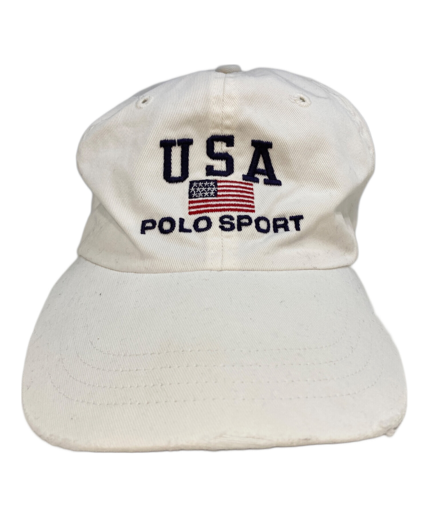 中古・古着通販】POLO SPORT (ポロスポーツ) キャップ ホワイト