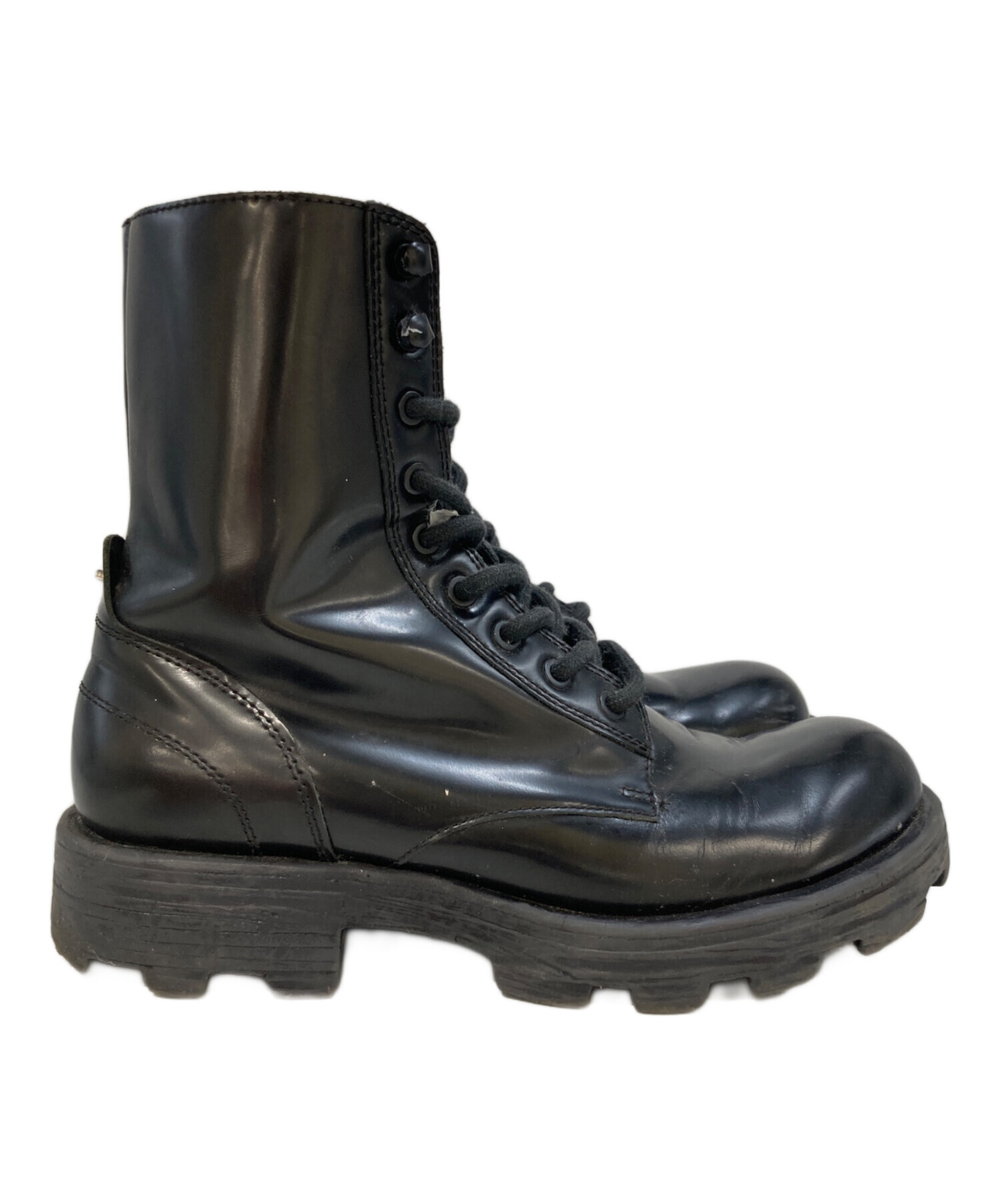 中古・古着通販】DIESEL (ディーゼル) レースアップブーツ Y02994