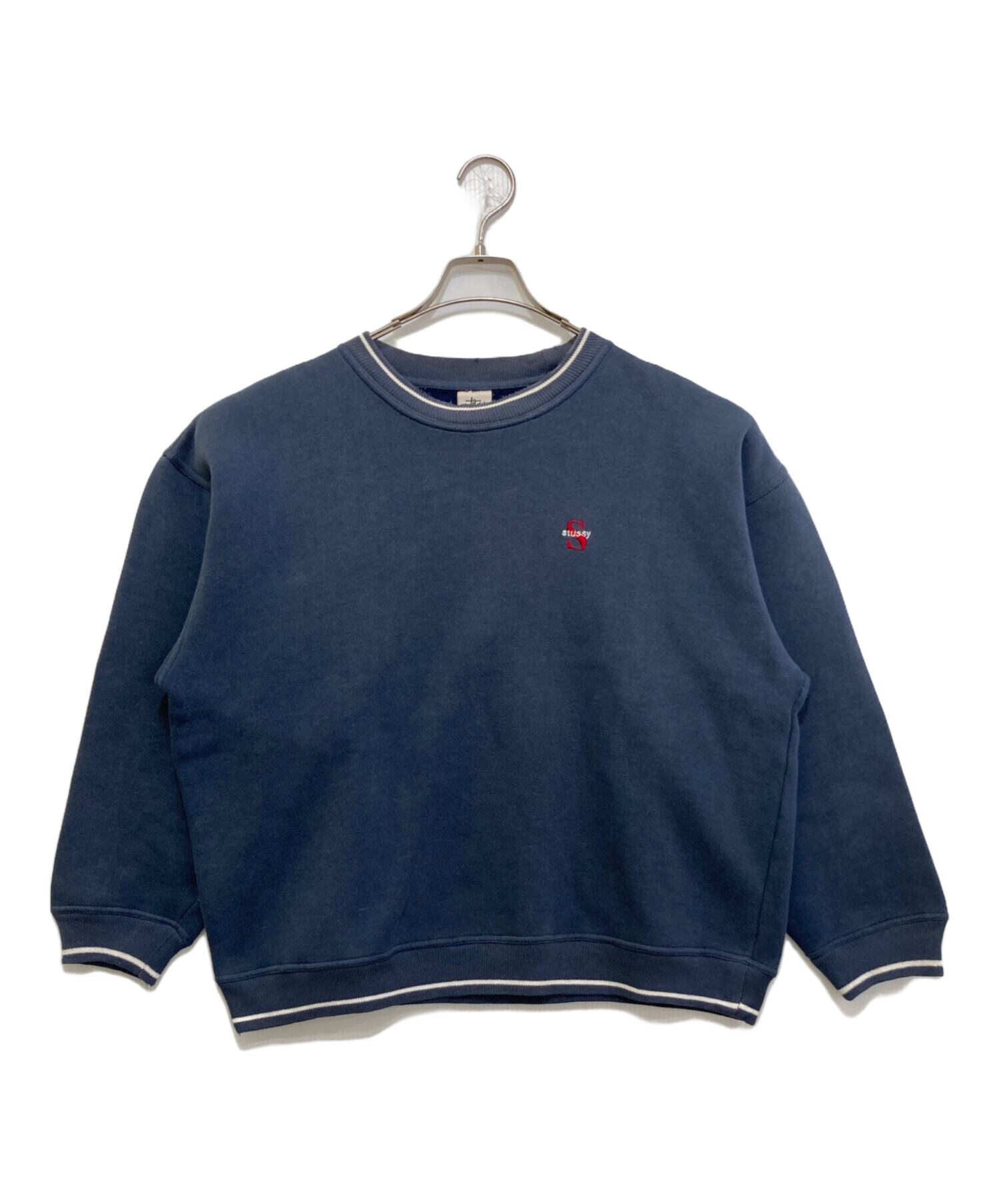 STÜSSY SPORT ネイビー スウェット Mサイズ 中古・古着通販】stussy (ステューシー) ロゴスウェット ネイビー
