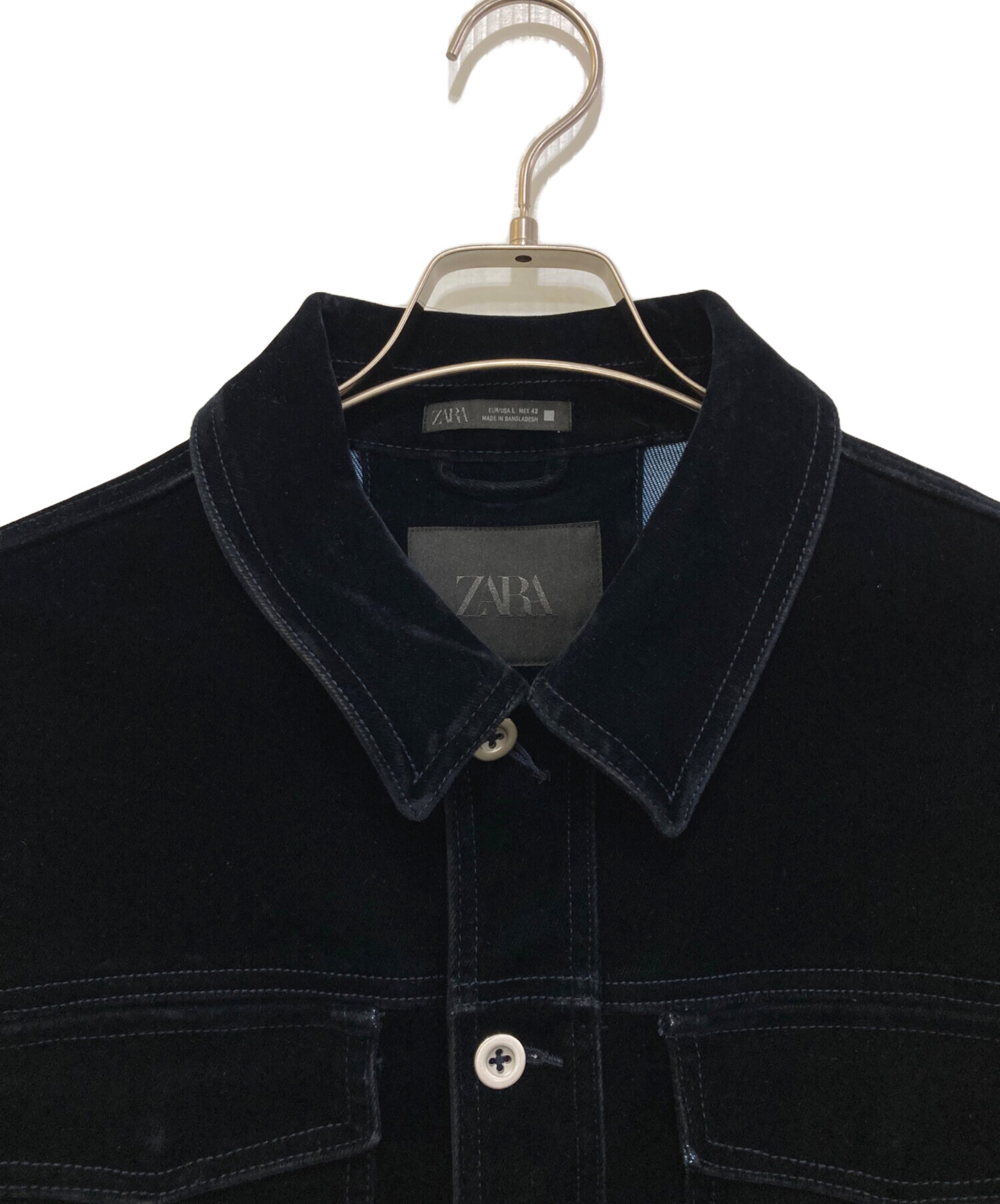 中古・古着通販】ZARA (ザラ) フロッキーベルベットジャケット 8491