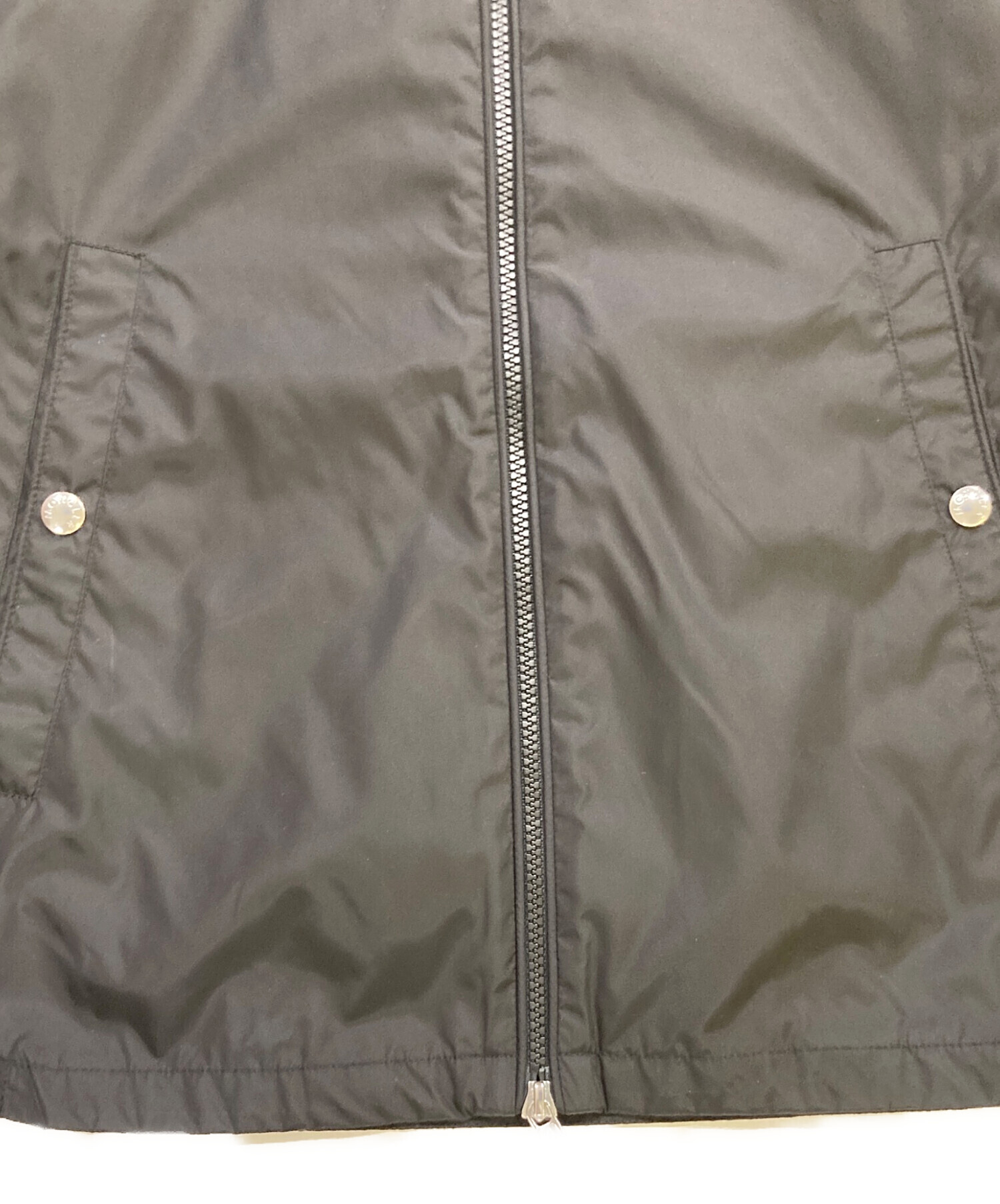 中古・古着通販】MONCLER (モンクレール) ナイロンジャケット ブラック