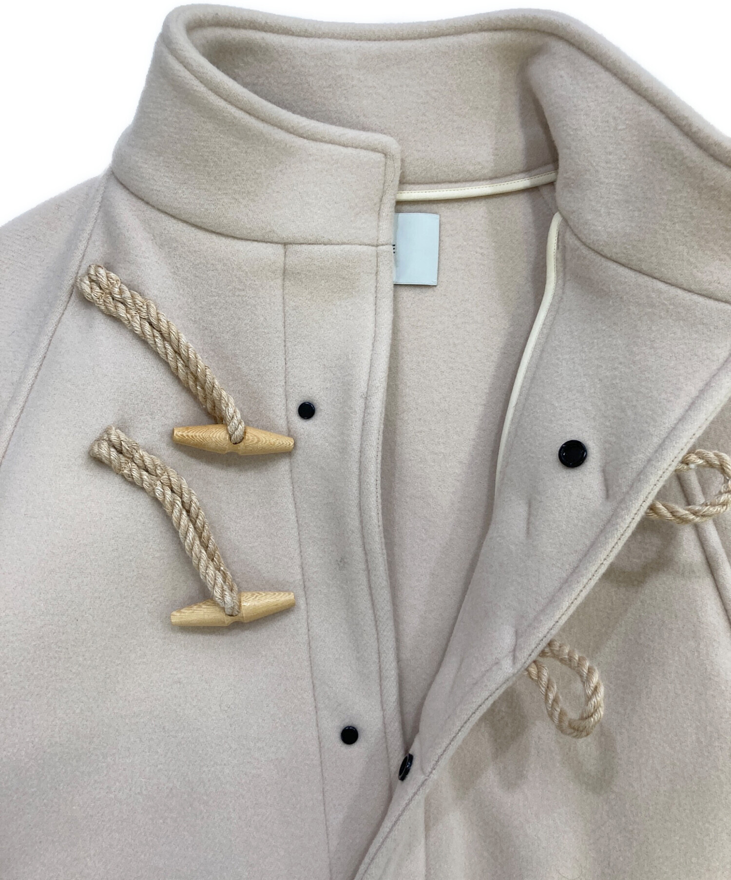 中古・古着通販】HYKE (ハイク) DOUBLE FACE DUFFLE JACKET アイボリー