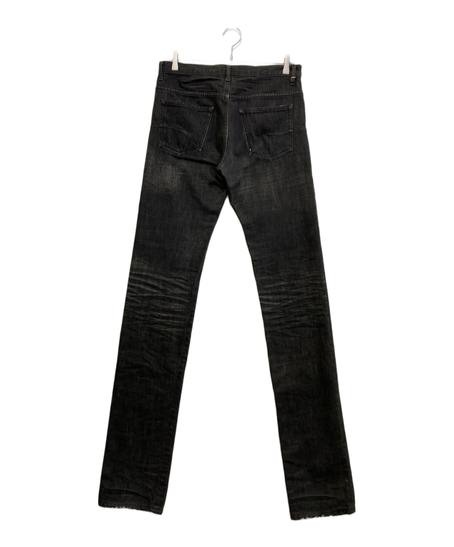 中古・古着通販】DIOR HOMME (ディオール オム) 爪痕ブラックデニム