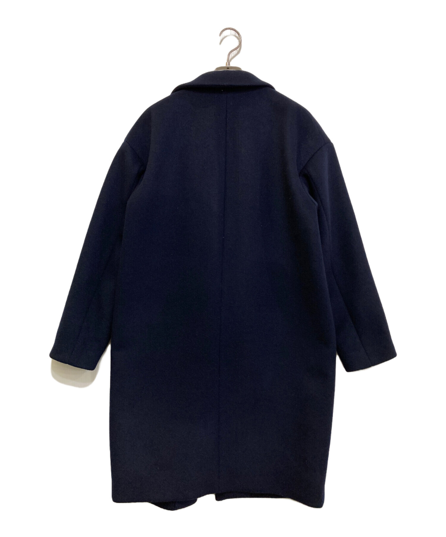 YOKO CHAN ネイビー チェスターコート 中古・古着通販】YOKO CHAN (ヨーコチャン) ウールチェスターコート