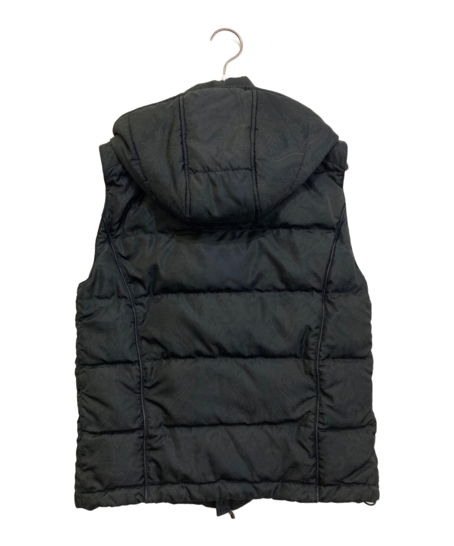 矢*治様 ETRO エトロ 2WAYウールダウンベスト 3L フード ペイズリー 中古・古着通販】ETRO (エトロ) ペイズリー柄 ダウンベスト 152-1S138