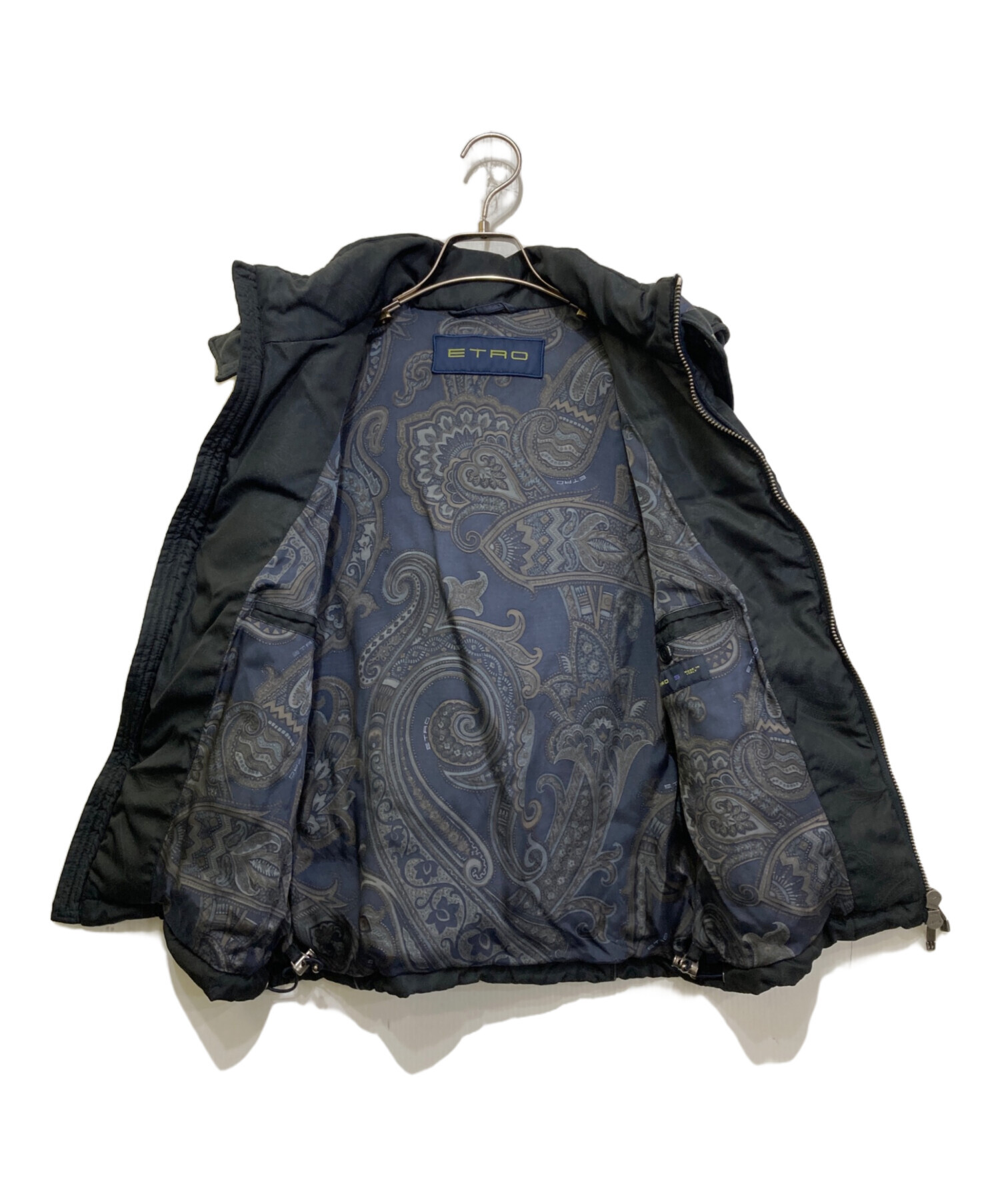 中古・古着通販】ETRO (エトロ) ペイズリー柄 ダウンベスト 152-1S138