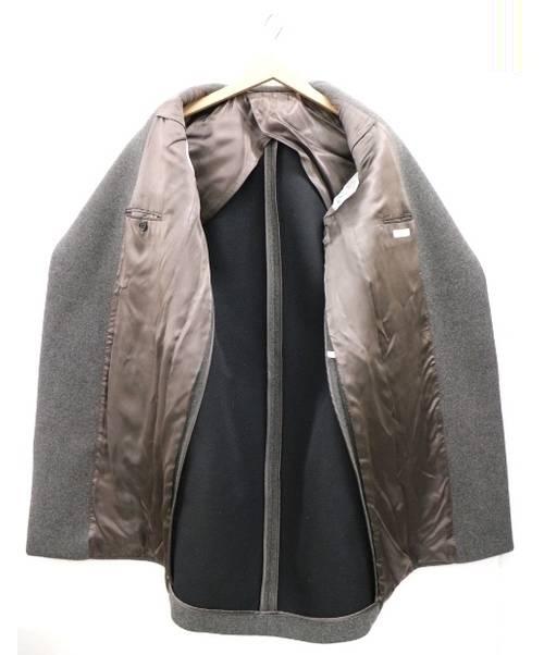 中古・古着通販】CELINE (セリーヌ) レザー切替チェスターコート
