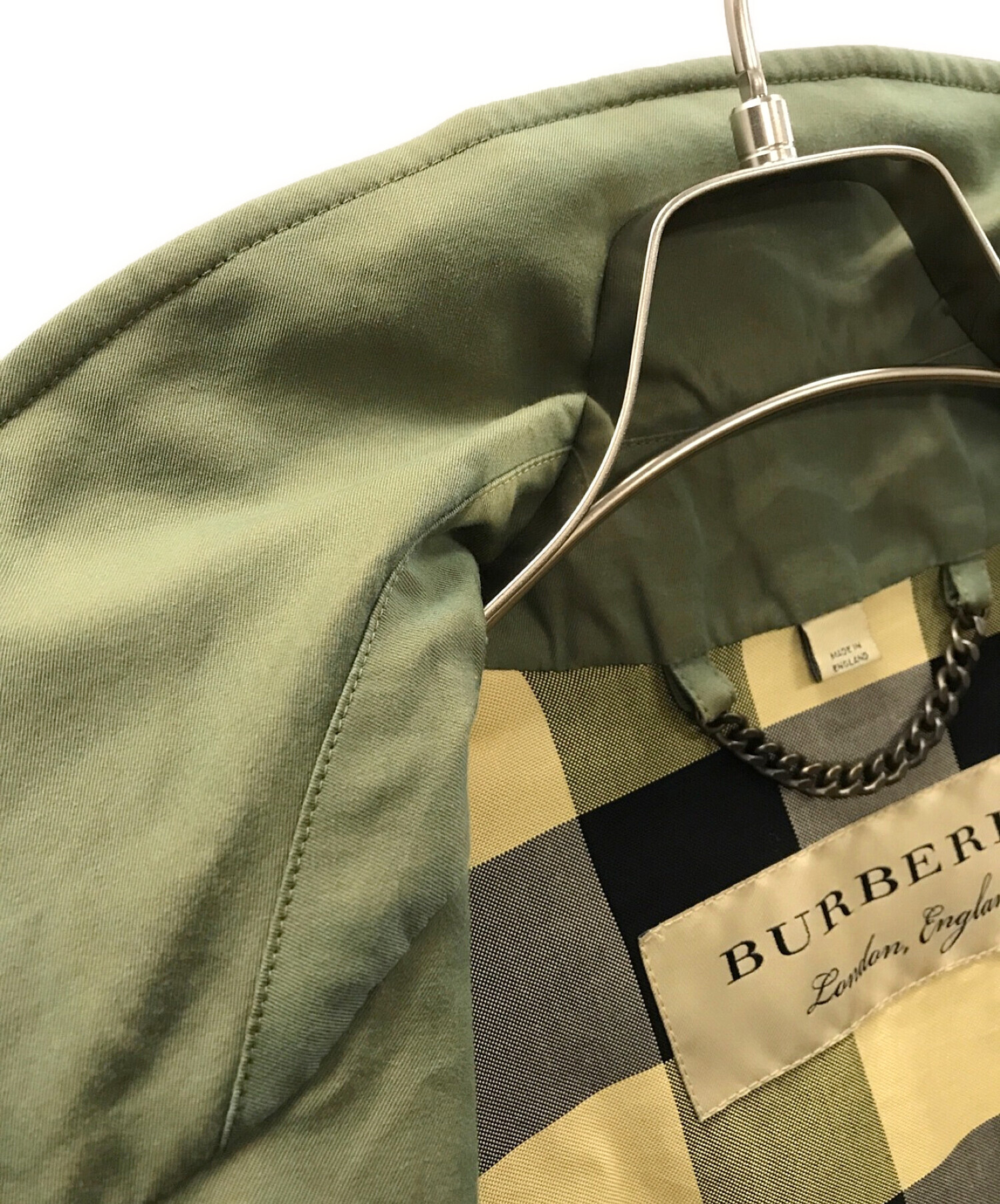 【BURBERRY LONDON】バーバリー コート GBBURLIMCAS BURBERRY】【英国製】【アウター】バーバリー『トレンチコート sizeUK2
