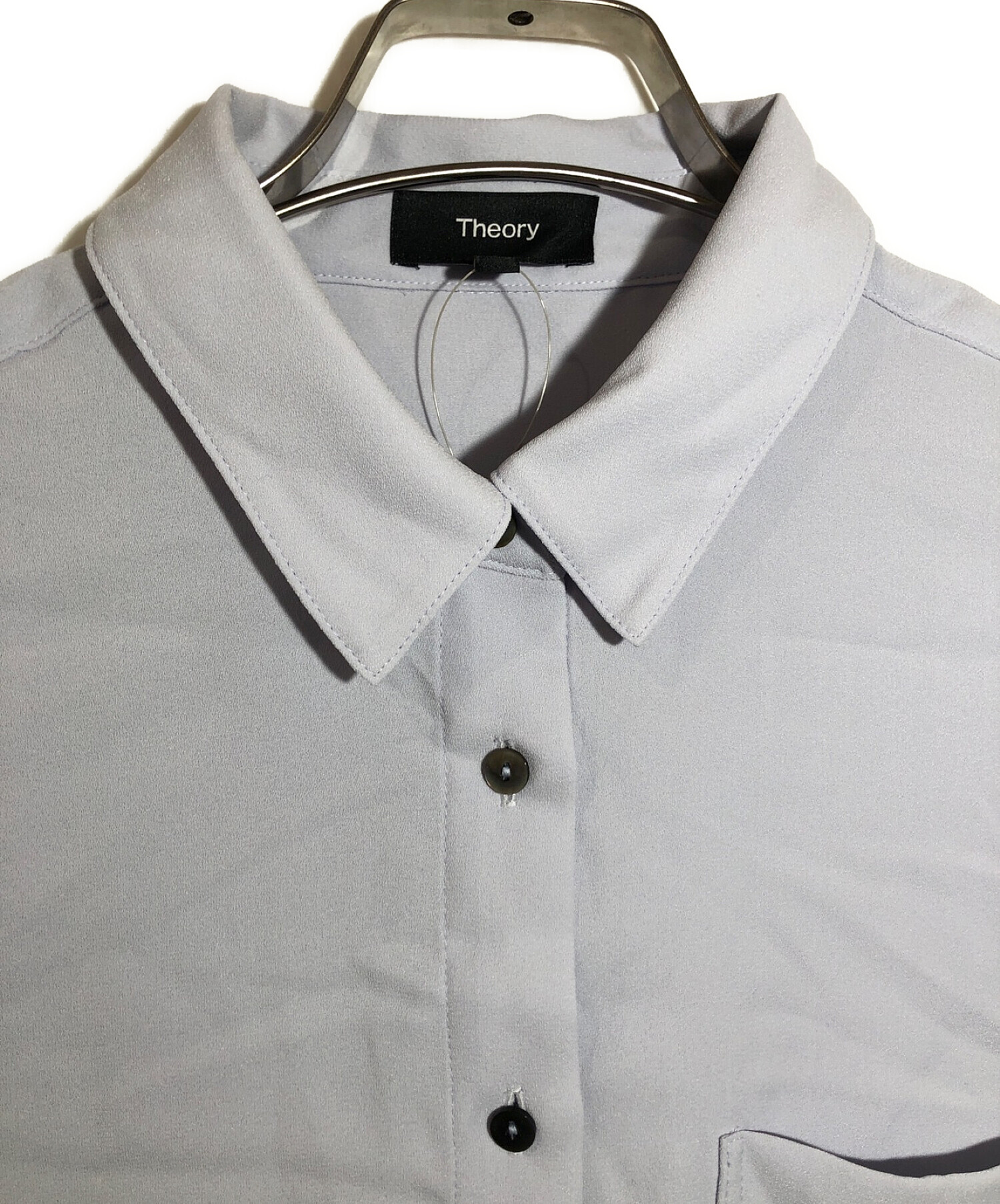 中古・古着通販】theory (セオリー) 半袖シャツ ラベンダー サイズ:S