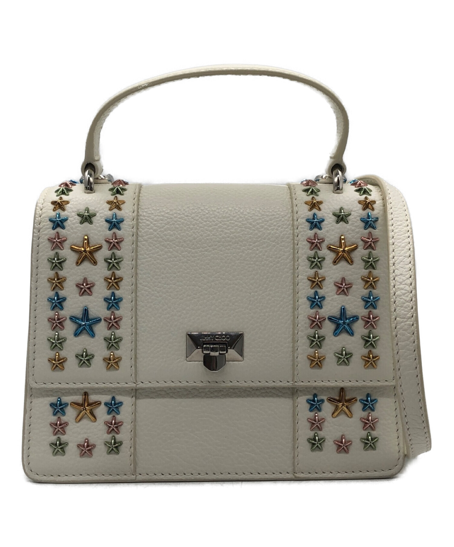 中古・古着通販】JIMMY CHOO (ジミーチュウ) レインボースタースタッズ 