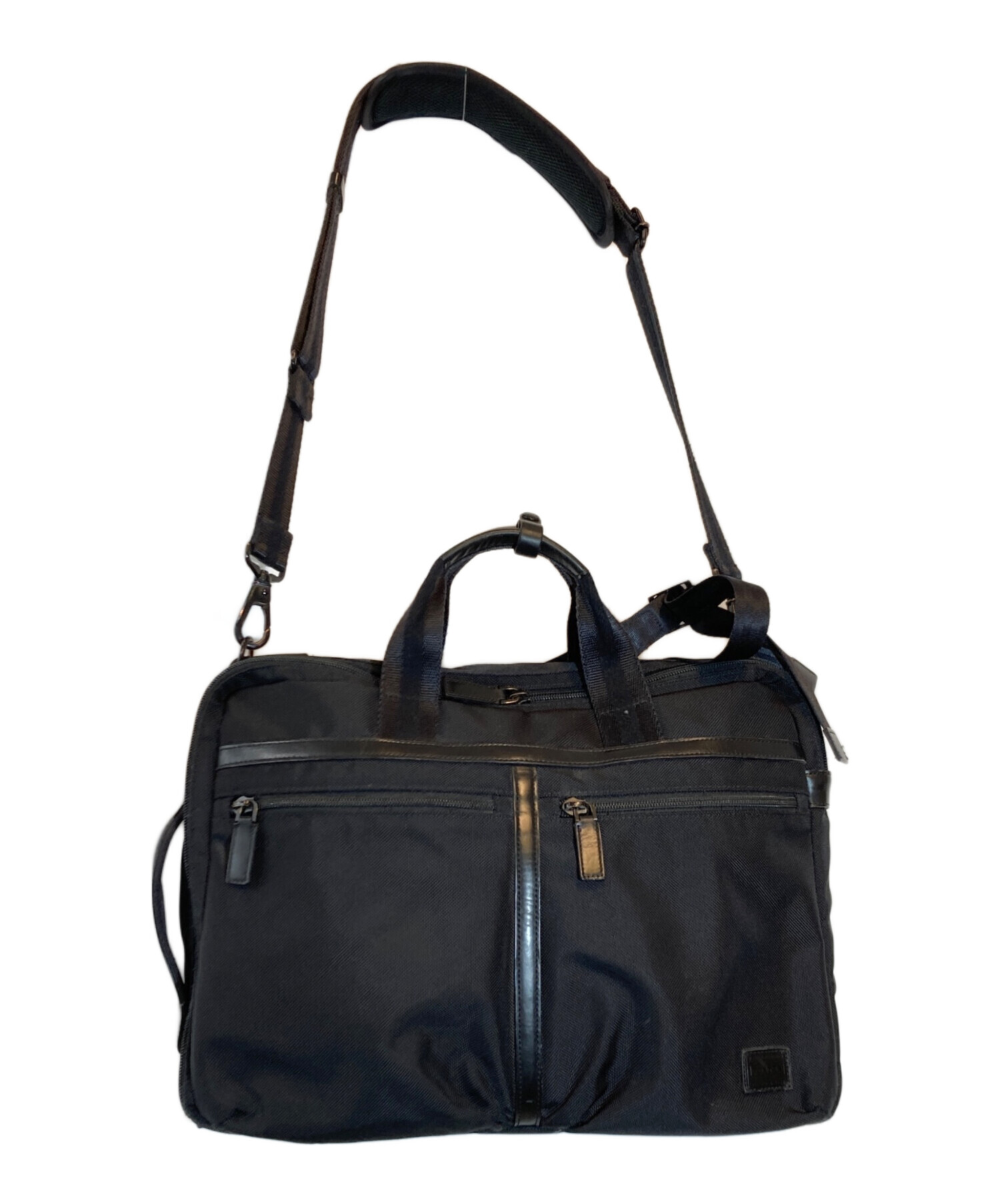ポーターナイロン ブラック ビジネスバッグ　3way 中古 中古・古着通販】PORTER (ポーター) 3WAYビジネスバッグ ブラック