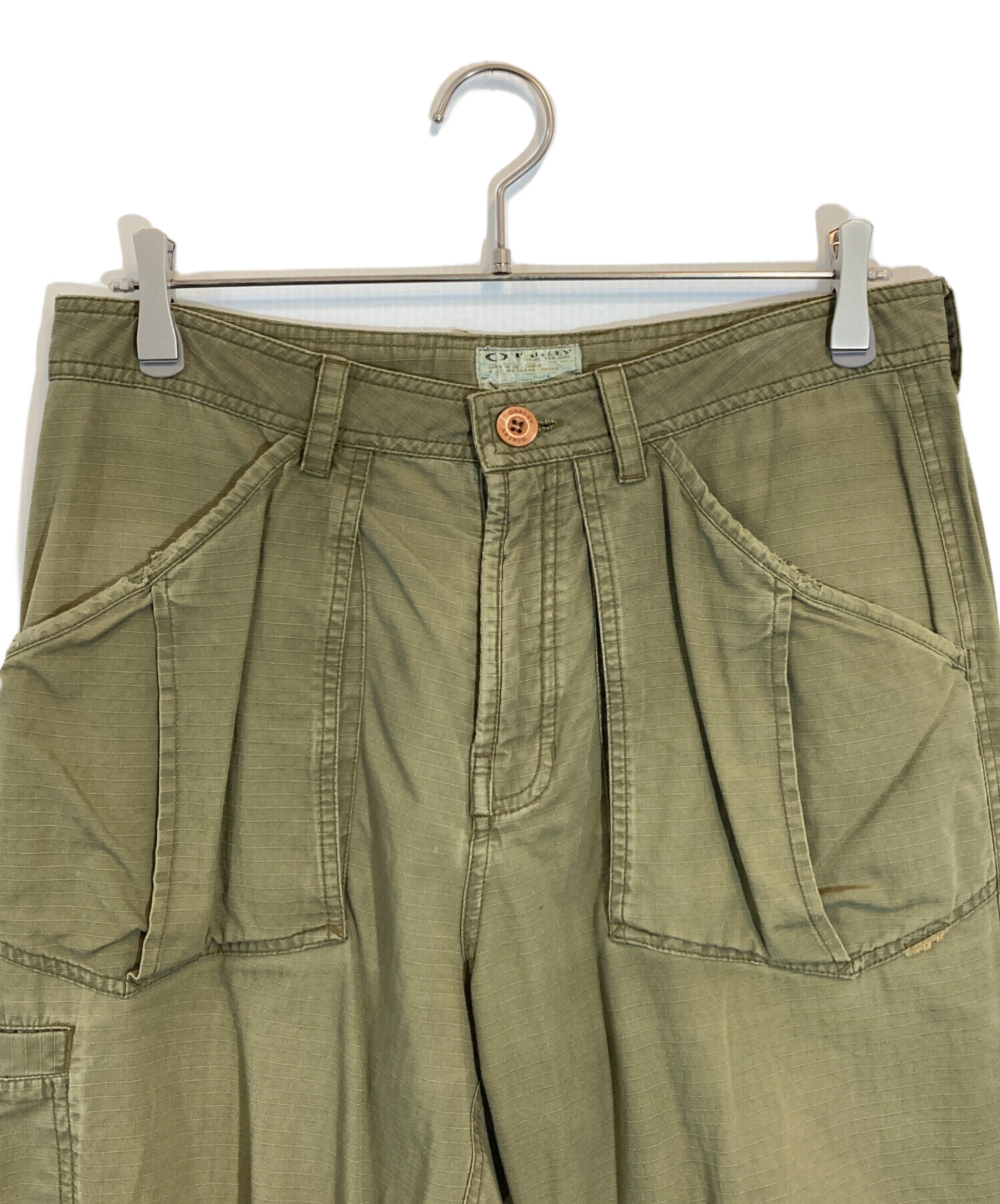 中古・古着通販】OAKLEY (オークリー) 00'Sカーゴパンツ カーキ サイズ