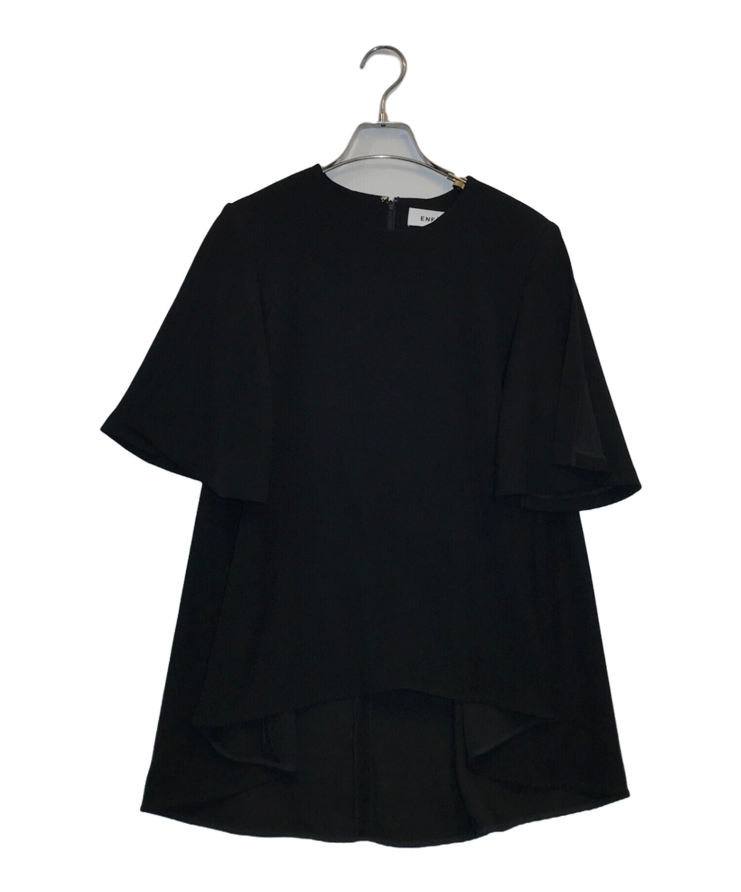 ENFOLDエンフォルドダブルクロス1 Pocket PO プルオーバー黒 38 ENFOLD