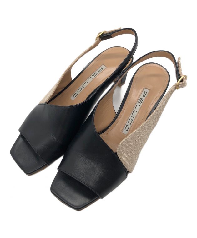 PELLICO ペリーコ　サンダル　ミュール　ブラック　36 PELLICO ペリーコサンダルミュールブラック36