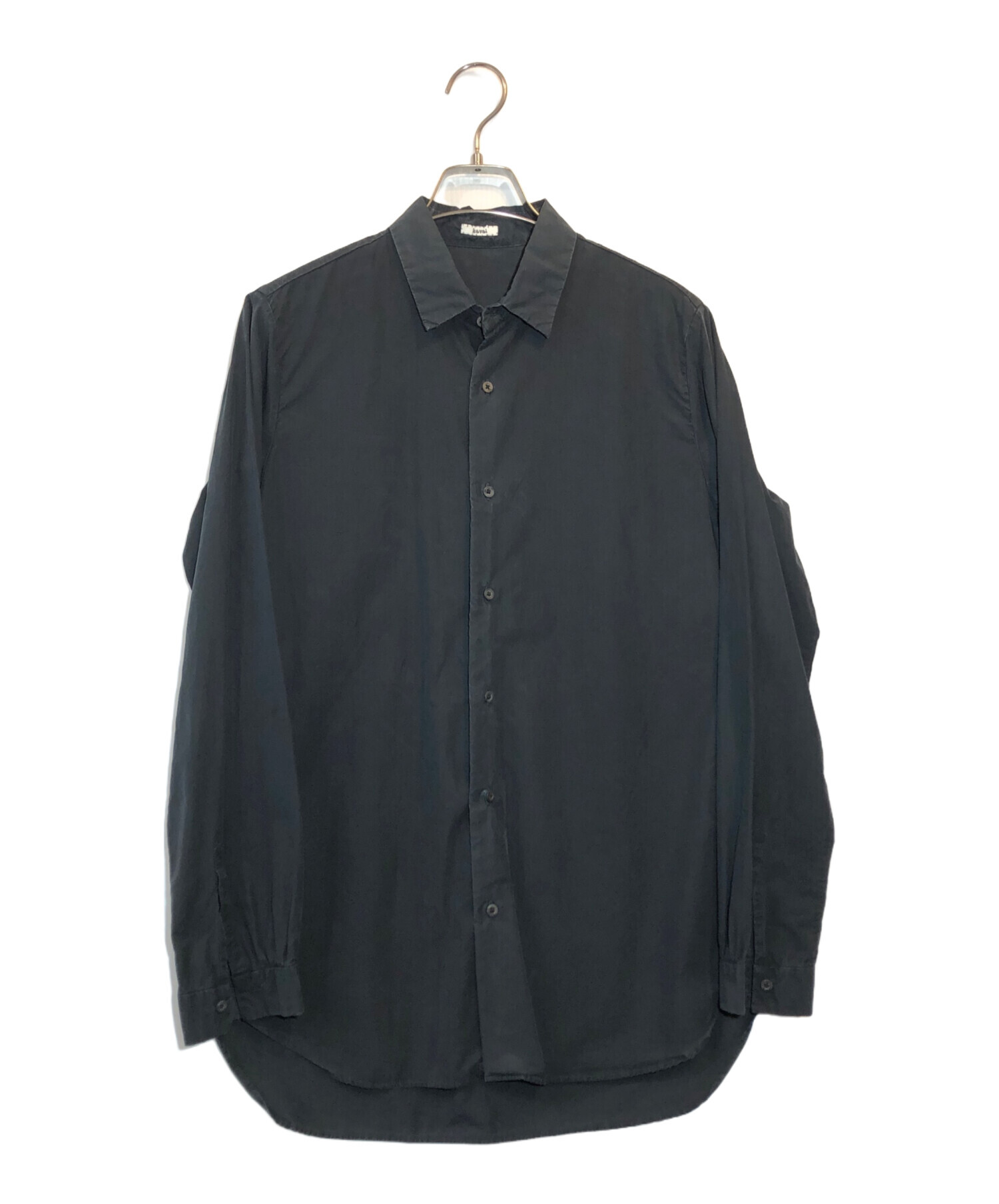 中古・古着通販】kaval (カヴァル) コットンシャツ ブラック サイズ 