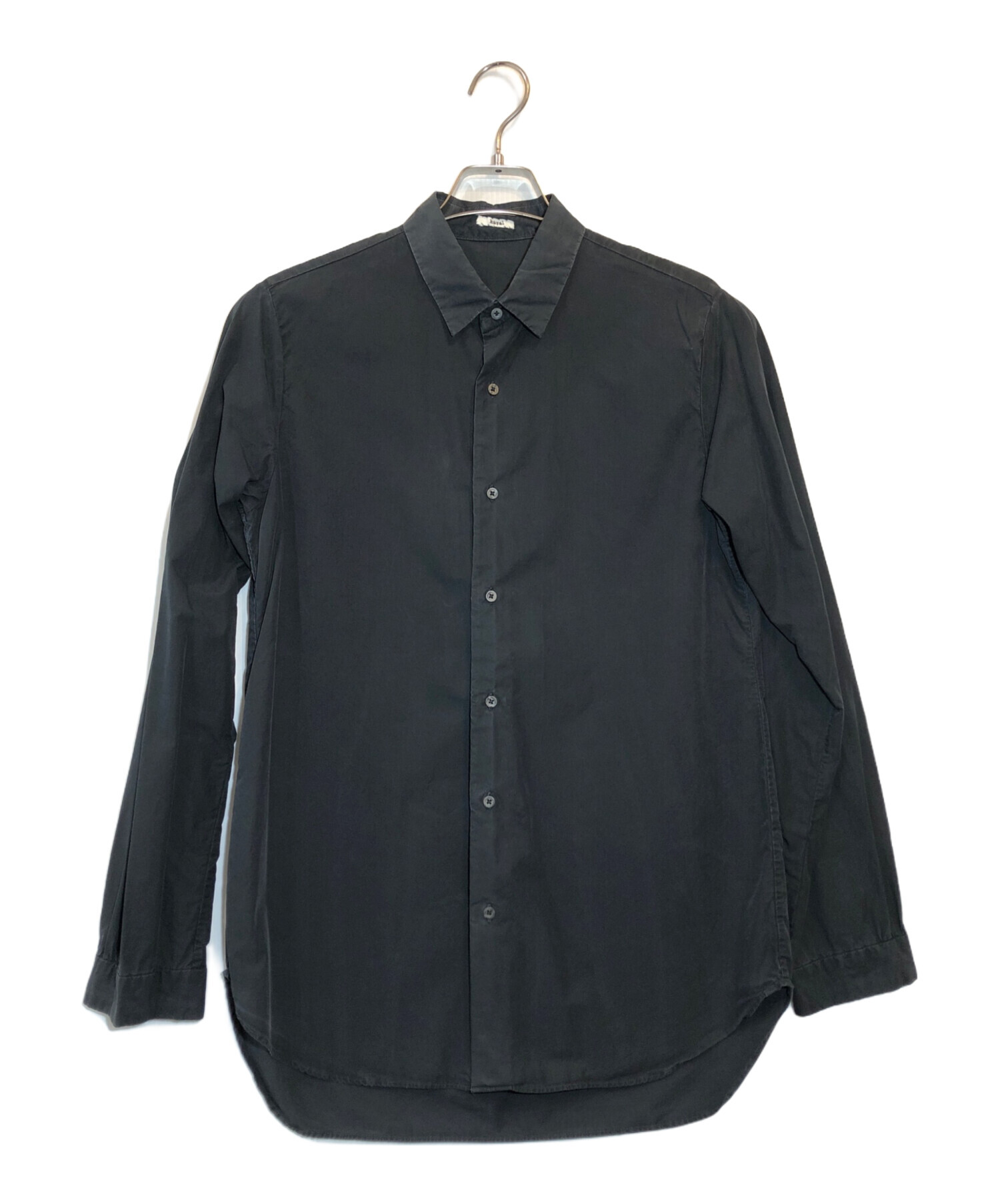 中古・古着通販】kaval (カヴァル) コットンシャツ ブラック サイズ:S