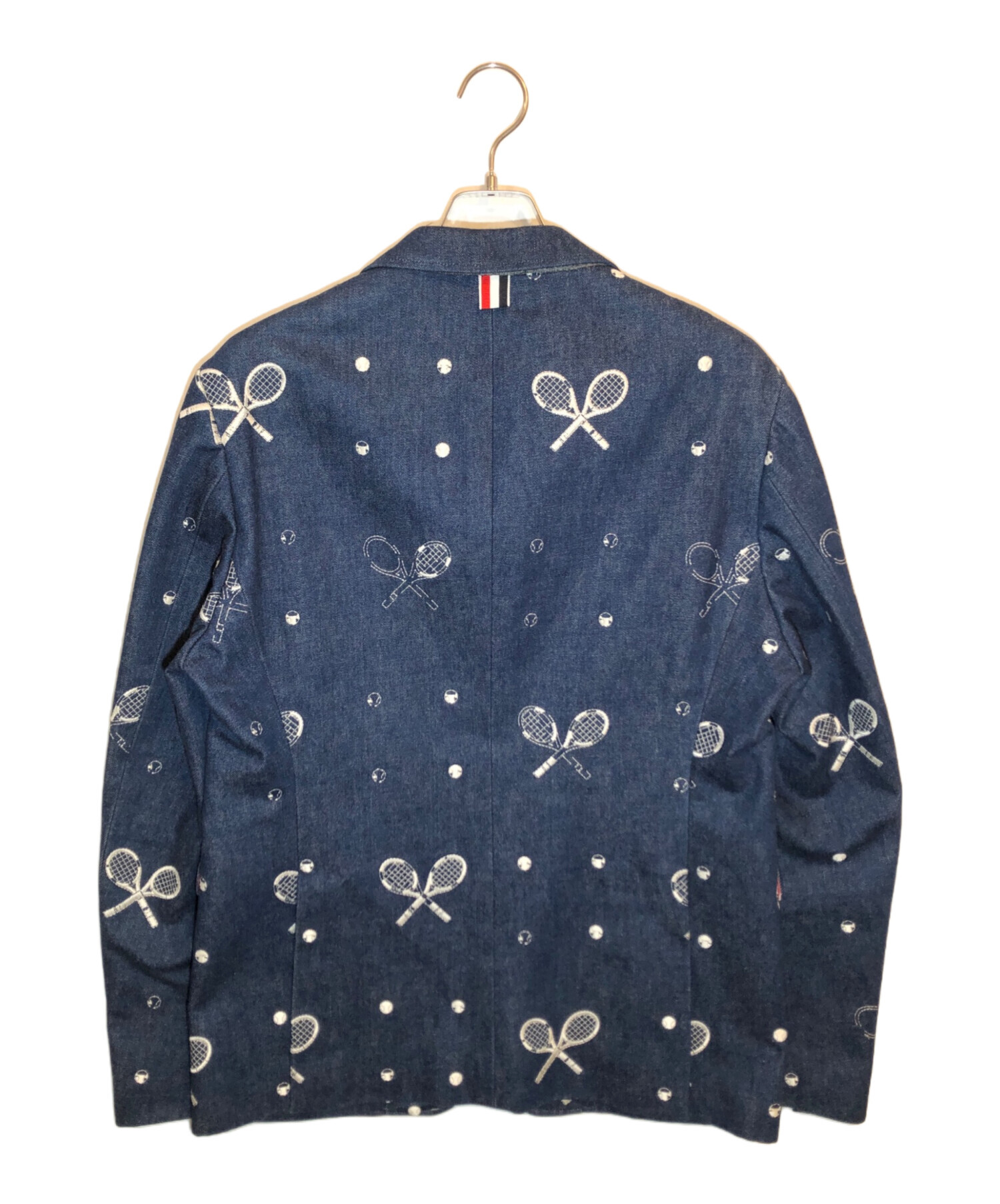 トムブラウン Thom Browne テーラードジャケット 中古・古着通販】Thom Browne (トムブラウン) 刺繍デニムテーラード