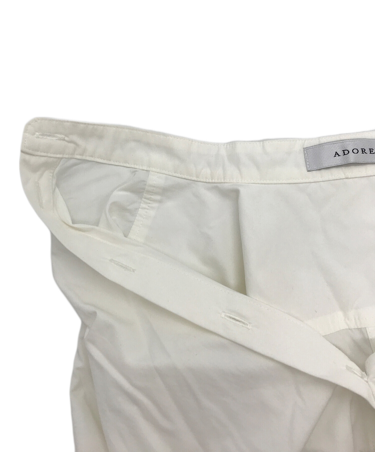 ADORE アドーア ブラウス M 白 【古着】【中古】【送料無料】 中古・古着通販】ADORE (アドーア) ブラウス ホワイト サイズ:38