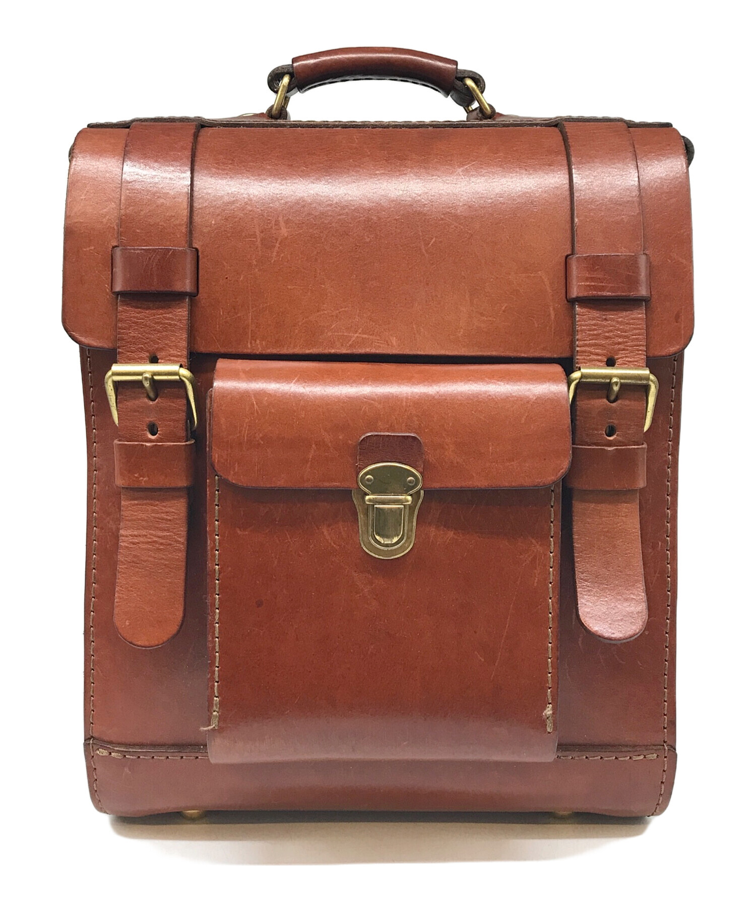 ★f.f★【HERZ】ガロンリュック 大人のランドセルとして使える総革のガロンリュック / 革鞄の