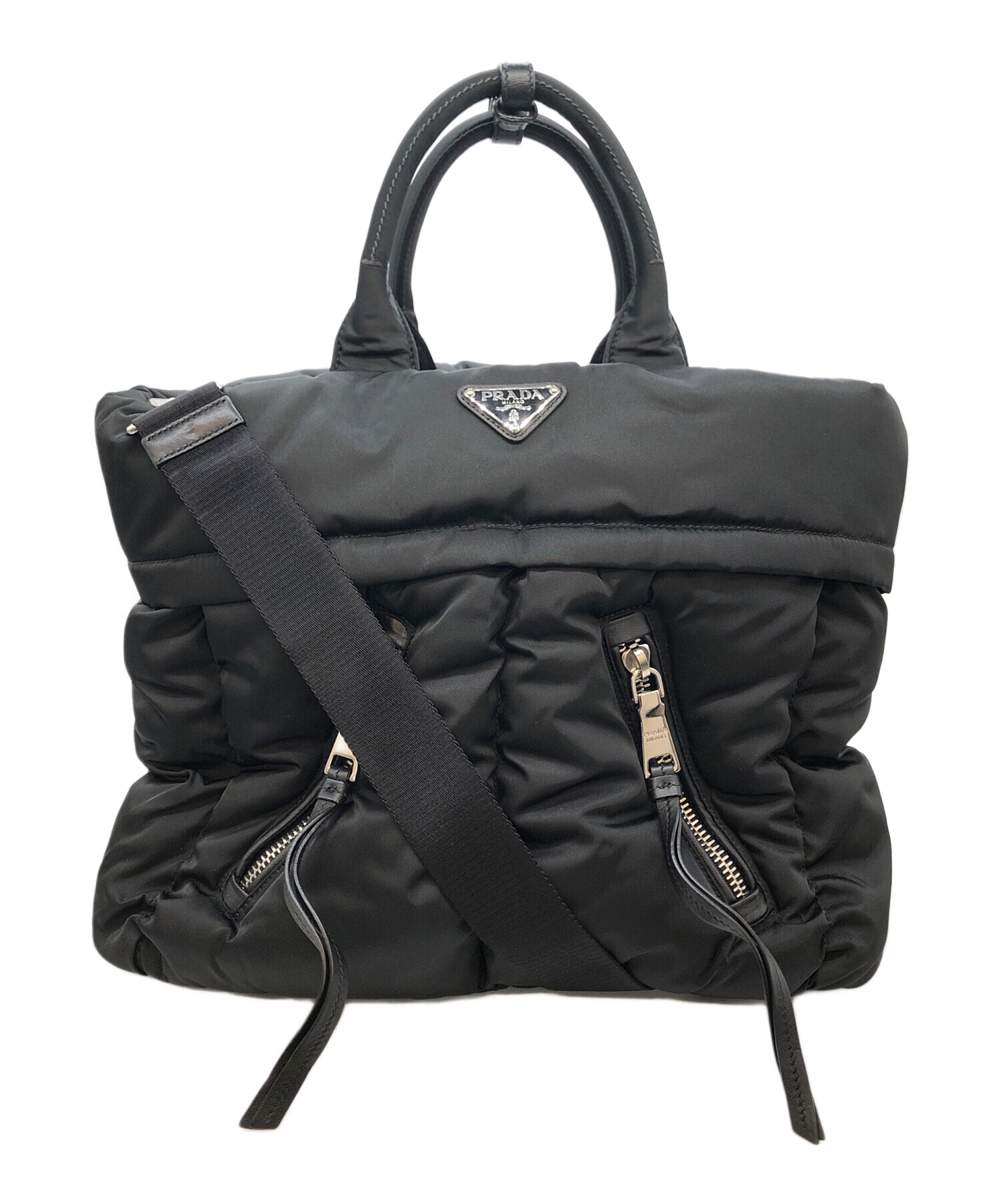 中古・古着通販】PRADA (プラダ) テスートボンバー トートバッグ