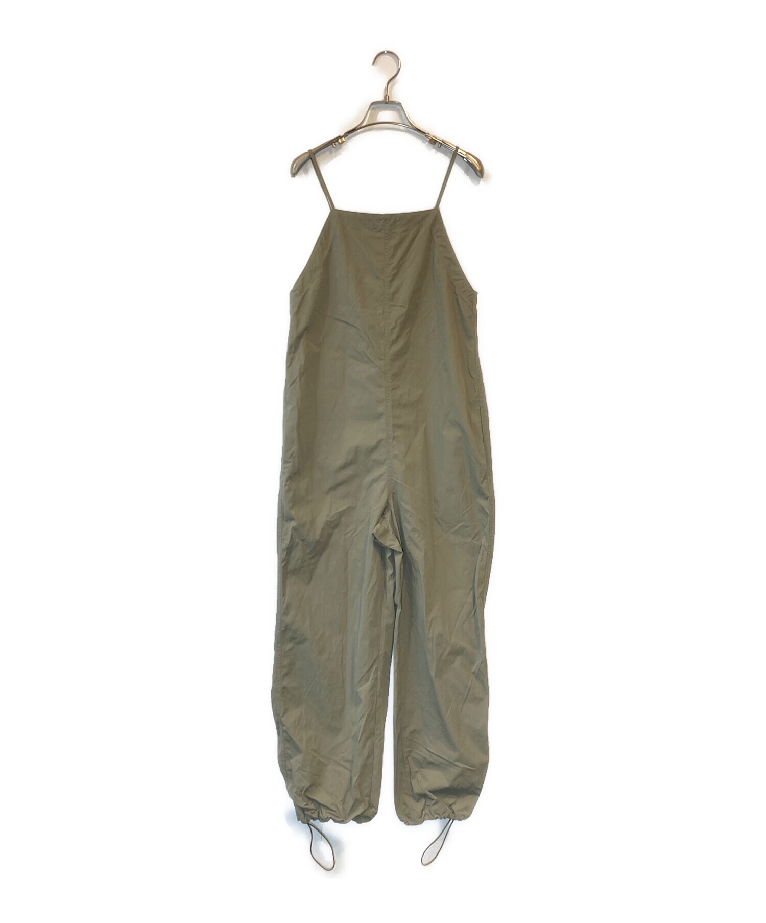 美品 Spick & Span ナイロンオックスコンビネゾン 　カーキ 中古・古着通販】Spick and Span (スピックアンドスパン) ナイロン