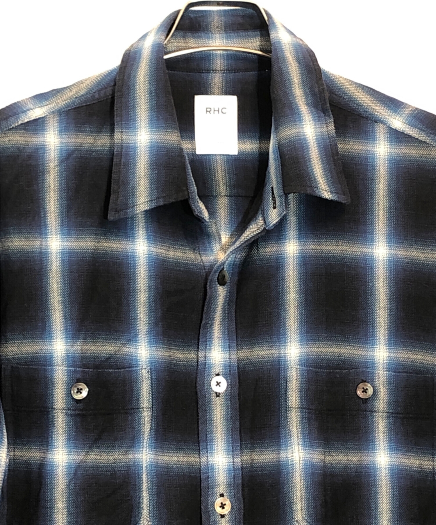 Ron Hermanロンハーマン CORD CHECK SHIRT JKT M Ron Herman CORD CHECK SHIRT JKT