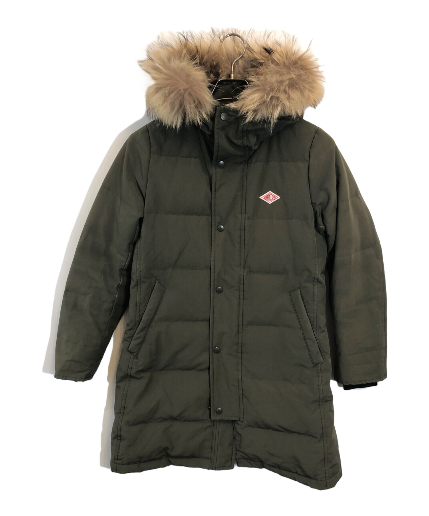 中古・古着通販】DANTON (ダントン) ダウンコート カーキ サイズ:SIZE