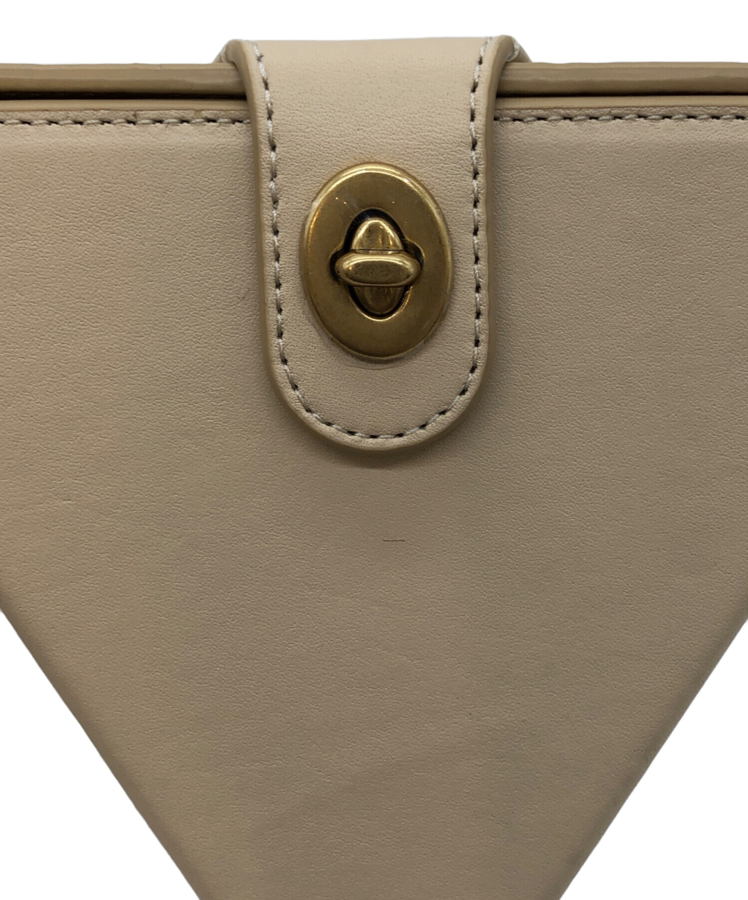 COACH シティブロック　トライアングル　ショルダーバッグ　ベージュ　バッグ COACH - 希少 COACH シティブロックトライアングル ショルダー
