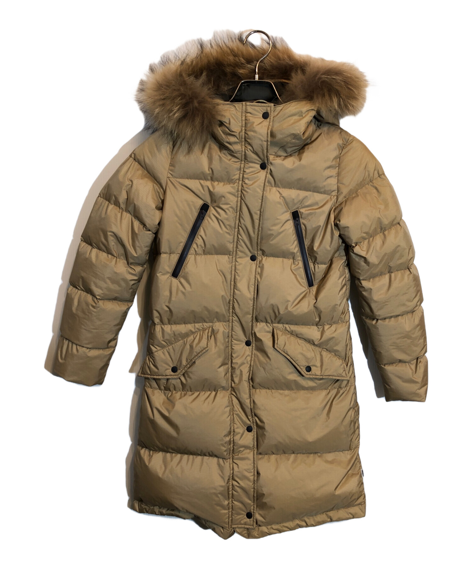 中古・古着通販】NANGA (ナンガ) オーロラダウンハーフコート ブラウン