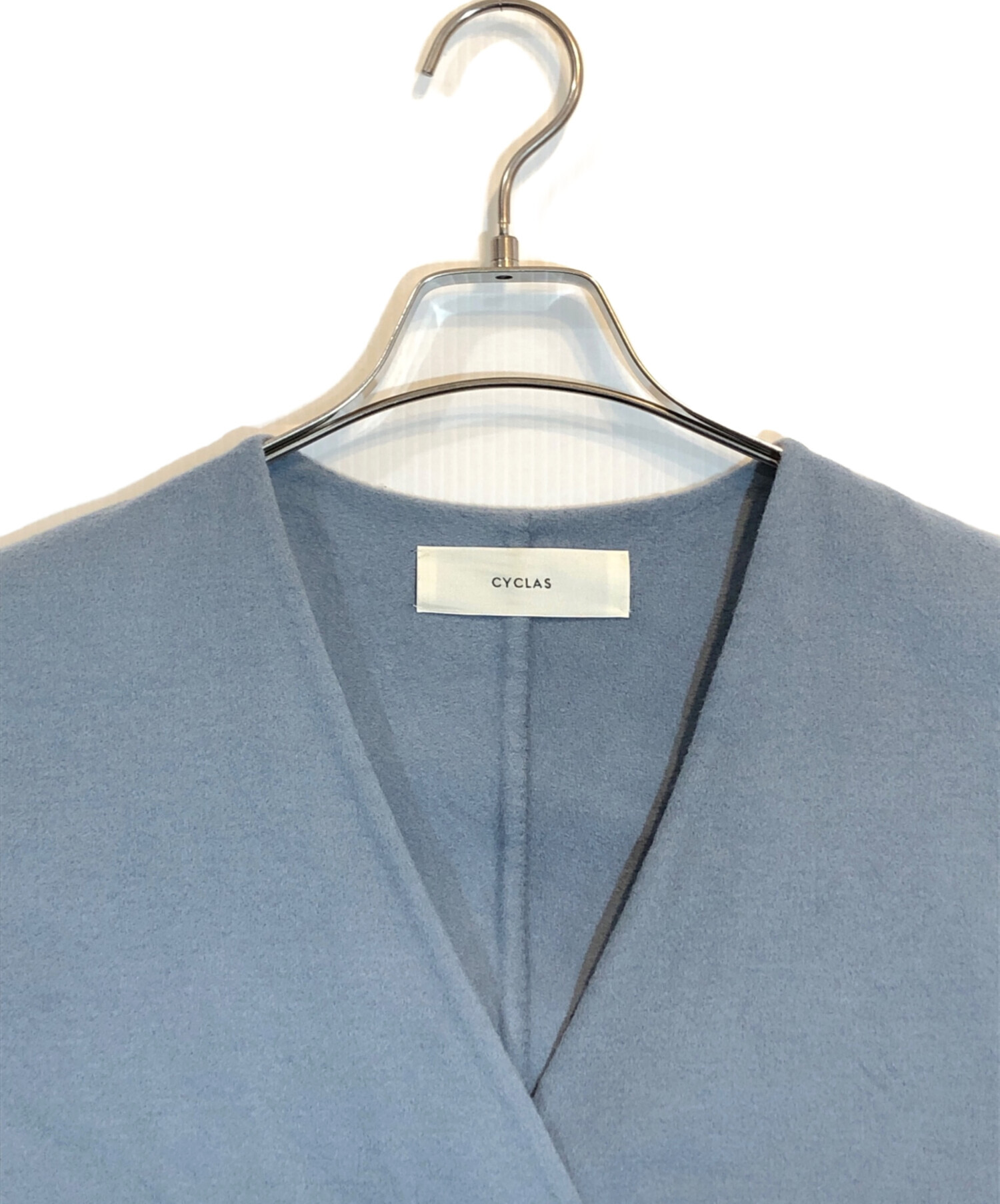 中古・古着通販】CYCLAS (シクラス) ダブルフェイスVネックリバー