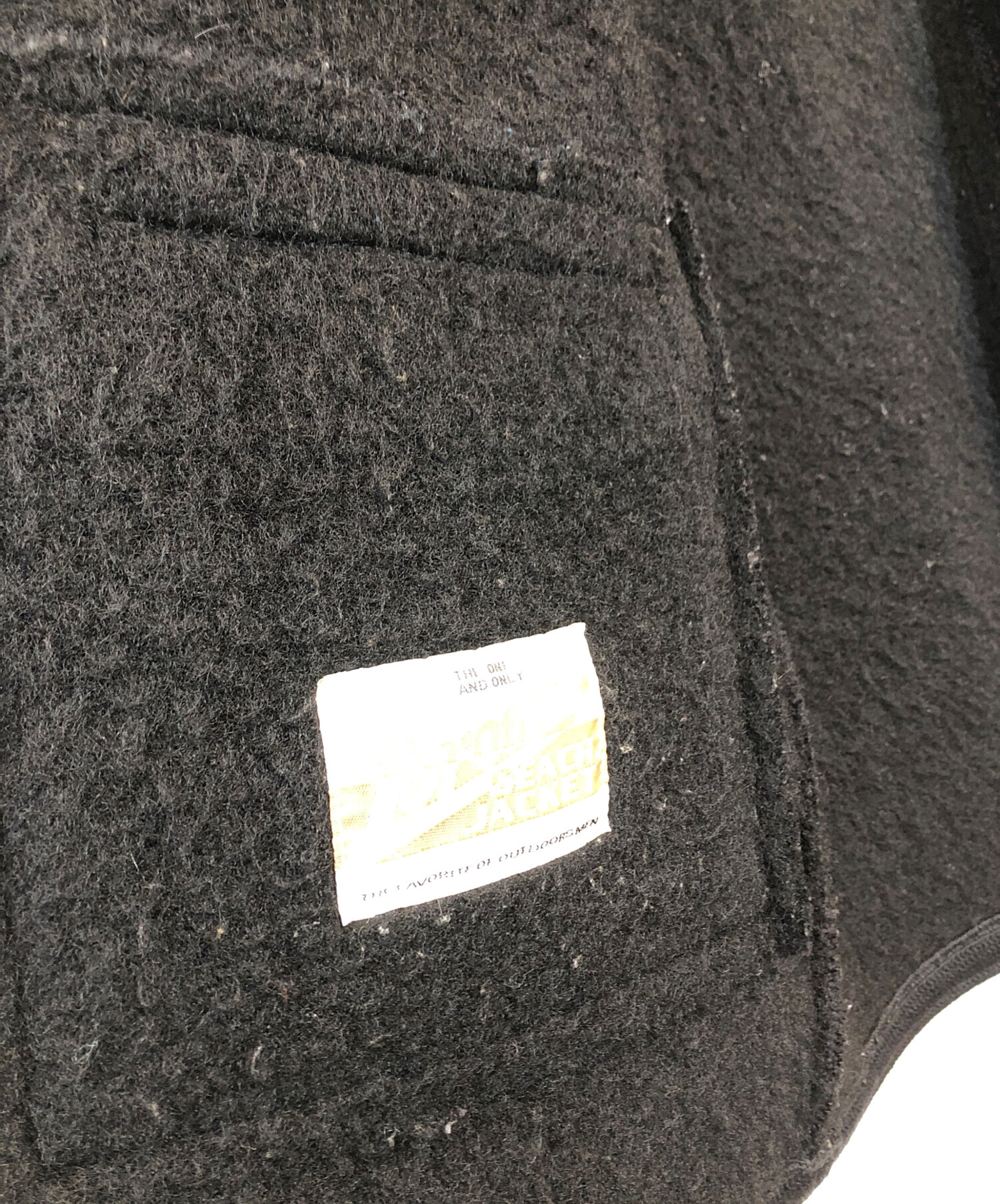 BROWN'S BEACH ブラック チェスターコート サイズ40 BROWN'S BEACH