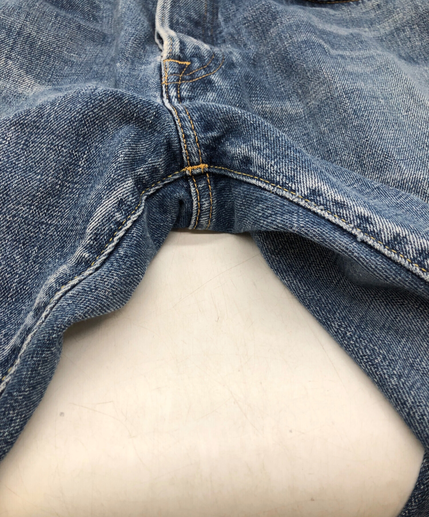 中古・古着通販】cee jeanss (シィ―ジーンズ) 赤耳デニムパンツ 