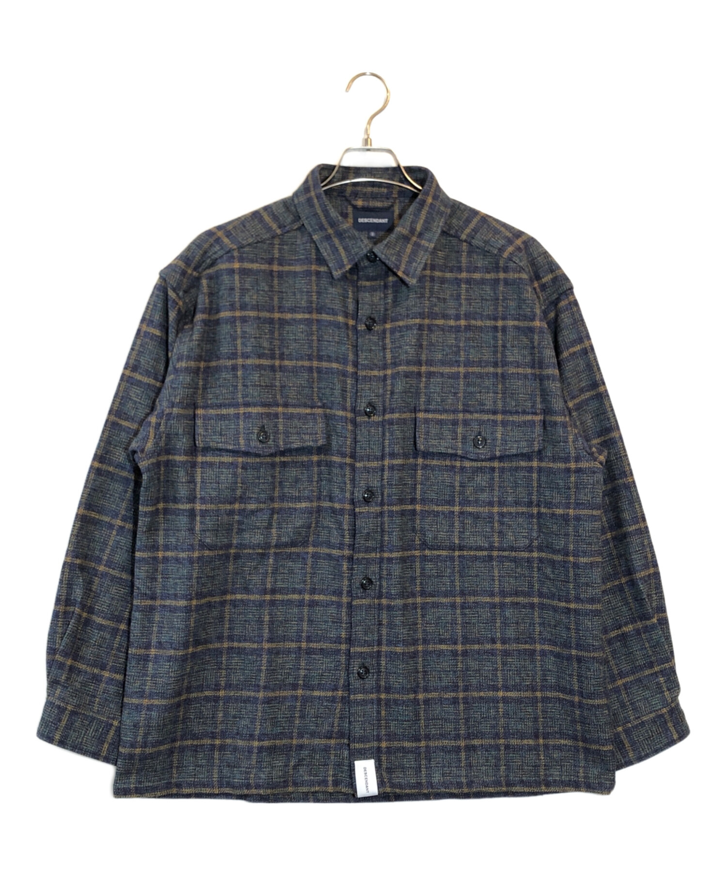 中古・古着通販】DESCENDANT (ディセンダント) VANNING PLAID LS SHIRT