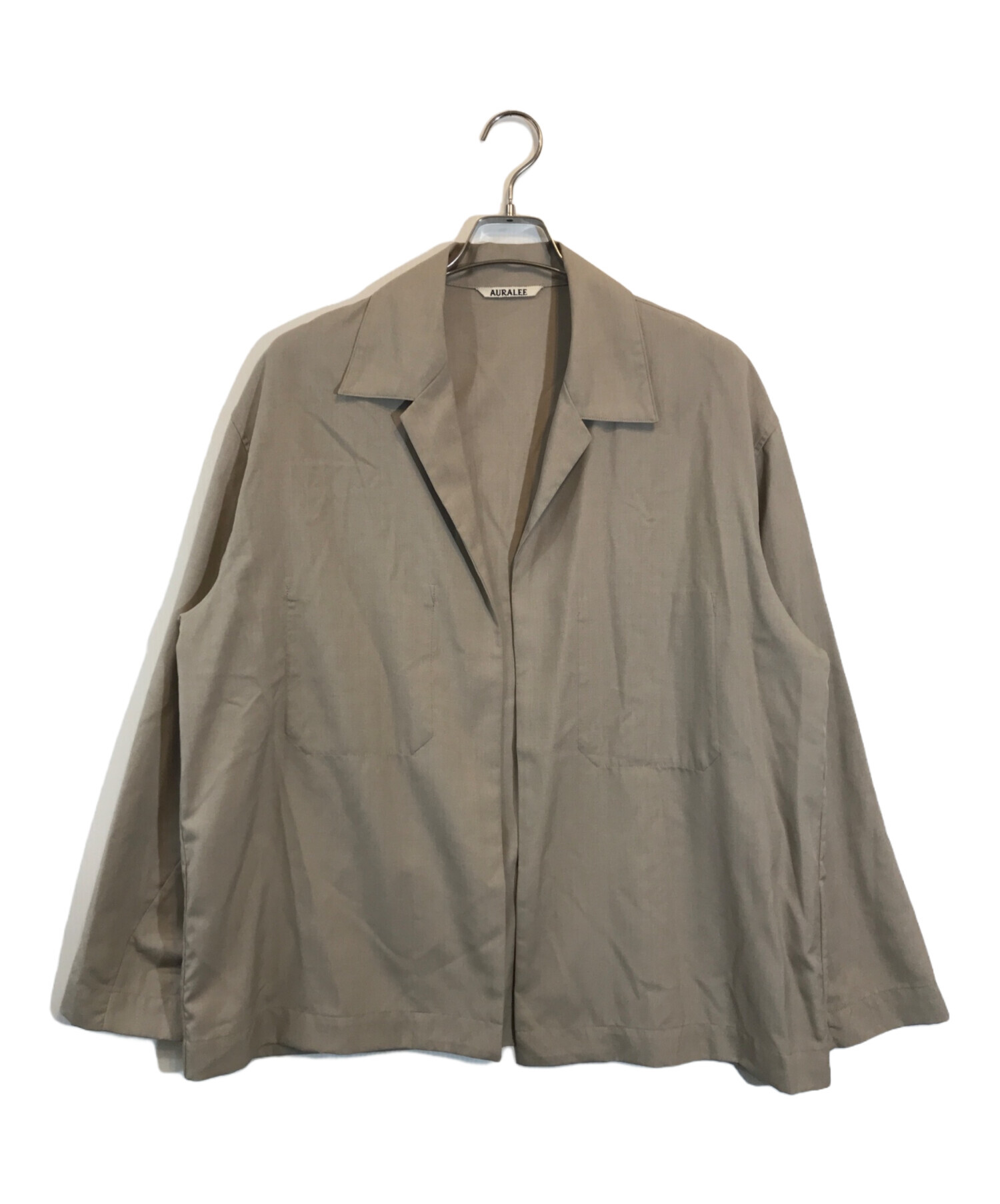 中古・古着通販】AURALEE (オーラリー) WOOL SILK TROPICAL SHIRTS