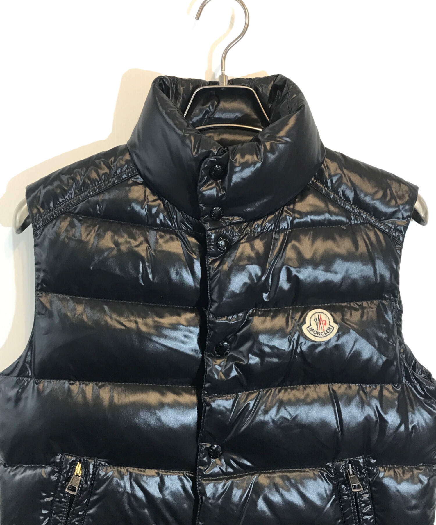 中古・古着通販】MONCLER (モンクレール) ワッペンダウンベスト