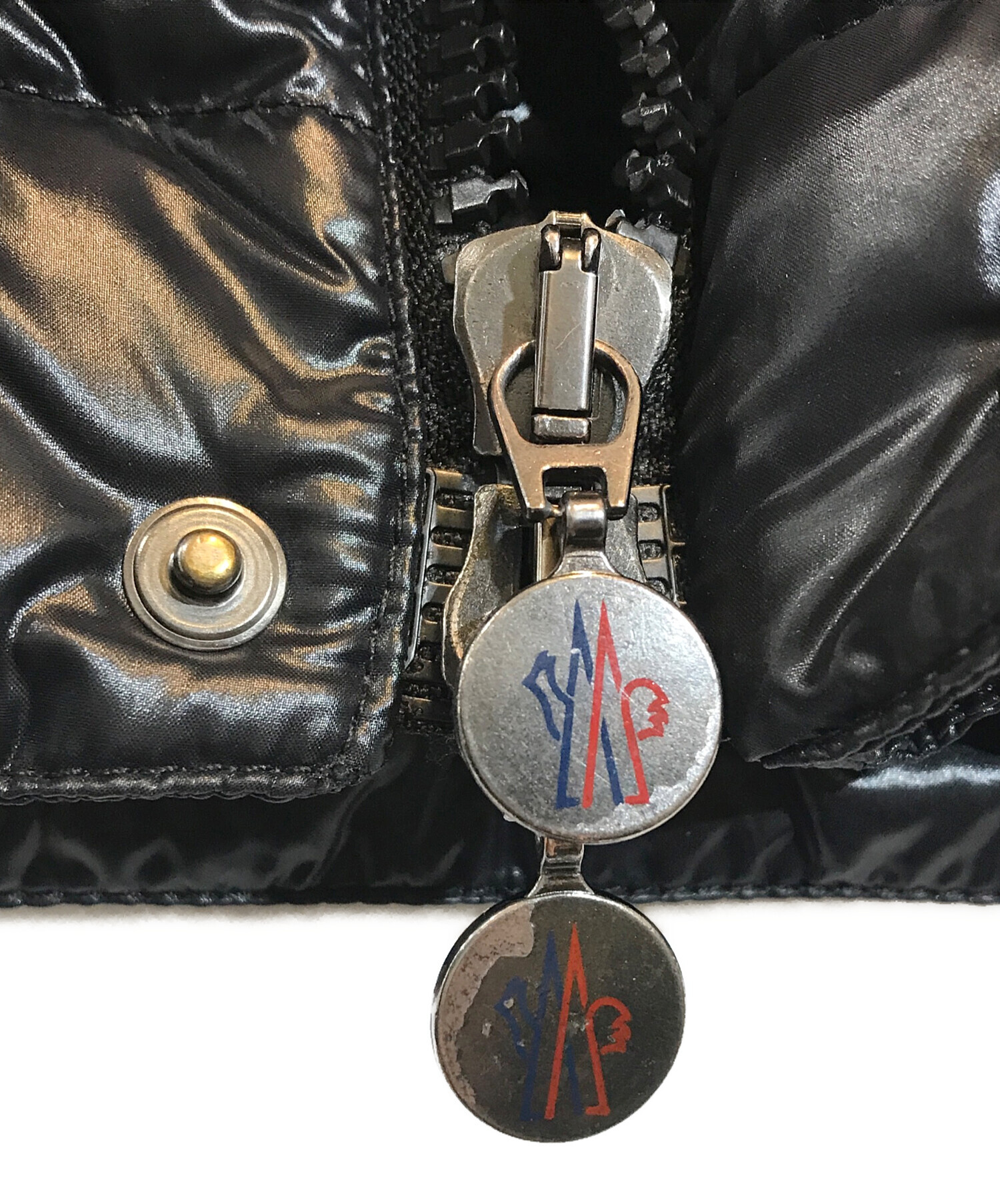 中古・古着通販】MONCLER (モンクレール) ワッペンダウンベスト