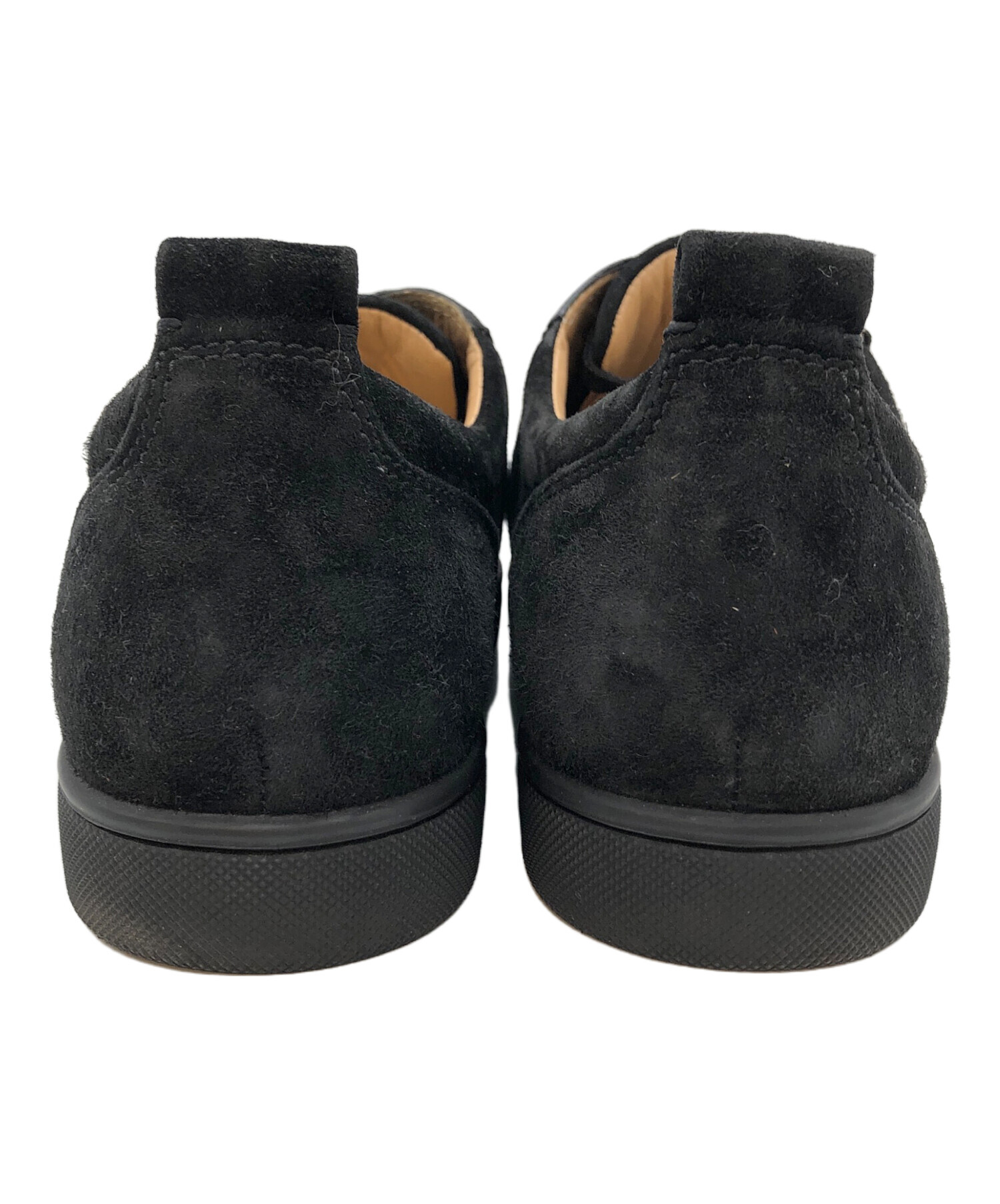 【最終値下げ】クリスチャンルブタン Louboutin 黒色　スニーカー 中古・古着通販】Christian Louboutin (クリスチャン・ルブタン