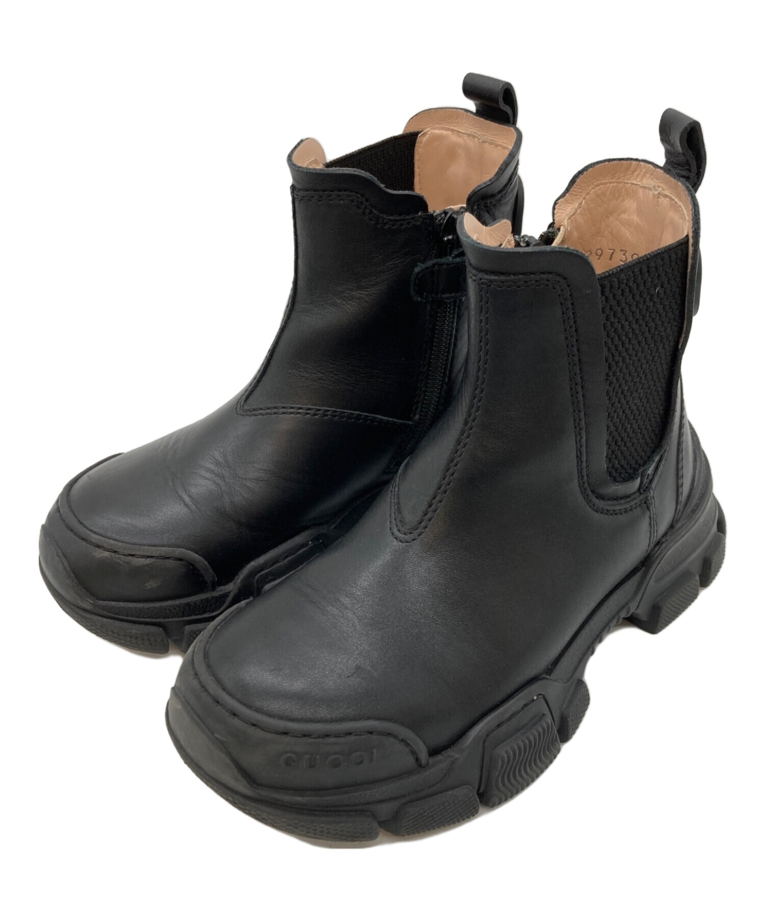 中古・古着通販】GUCCI (グッチ) ブーツ ブラック サイズ:27｜ブランド 