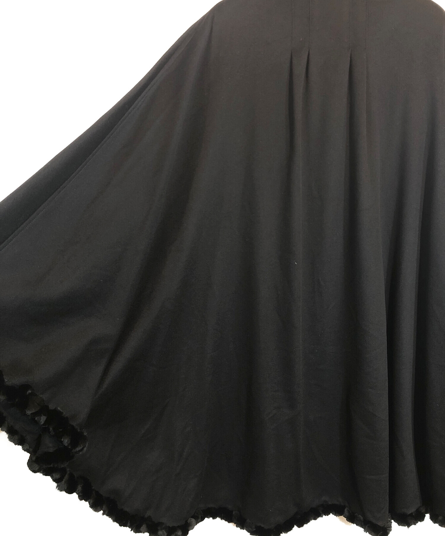 新品未着用タグ付き　FENDIフェンディ2WAYケープコート　ブラック　マント 中古・古着通販】FENDI (フェンディ) カシミヤケープ ブラック サイズ