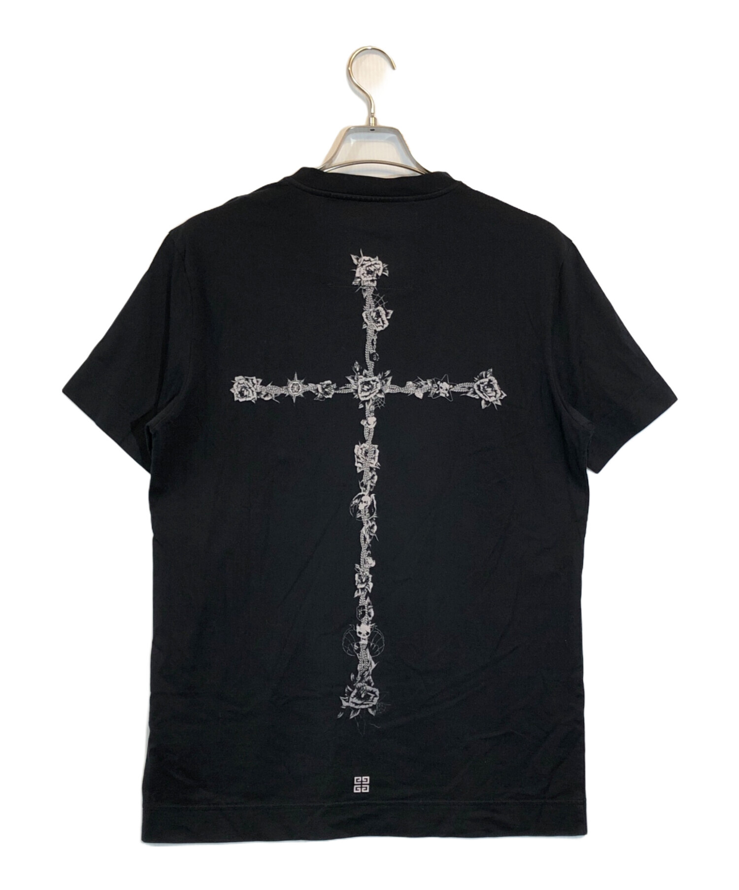 中古・古着通販】GIVENCHY (ジバンシィ) ローズクロスプリントTシャツ