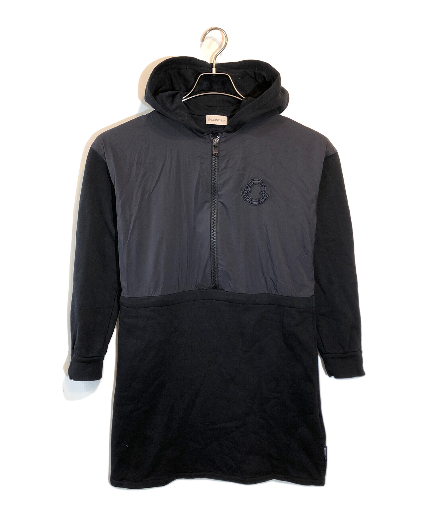 中古・古着通販】MONCLER (モンクレール) 切替フーデットワンピース 