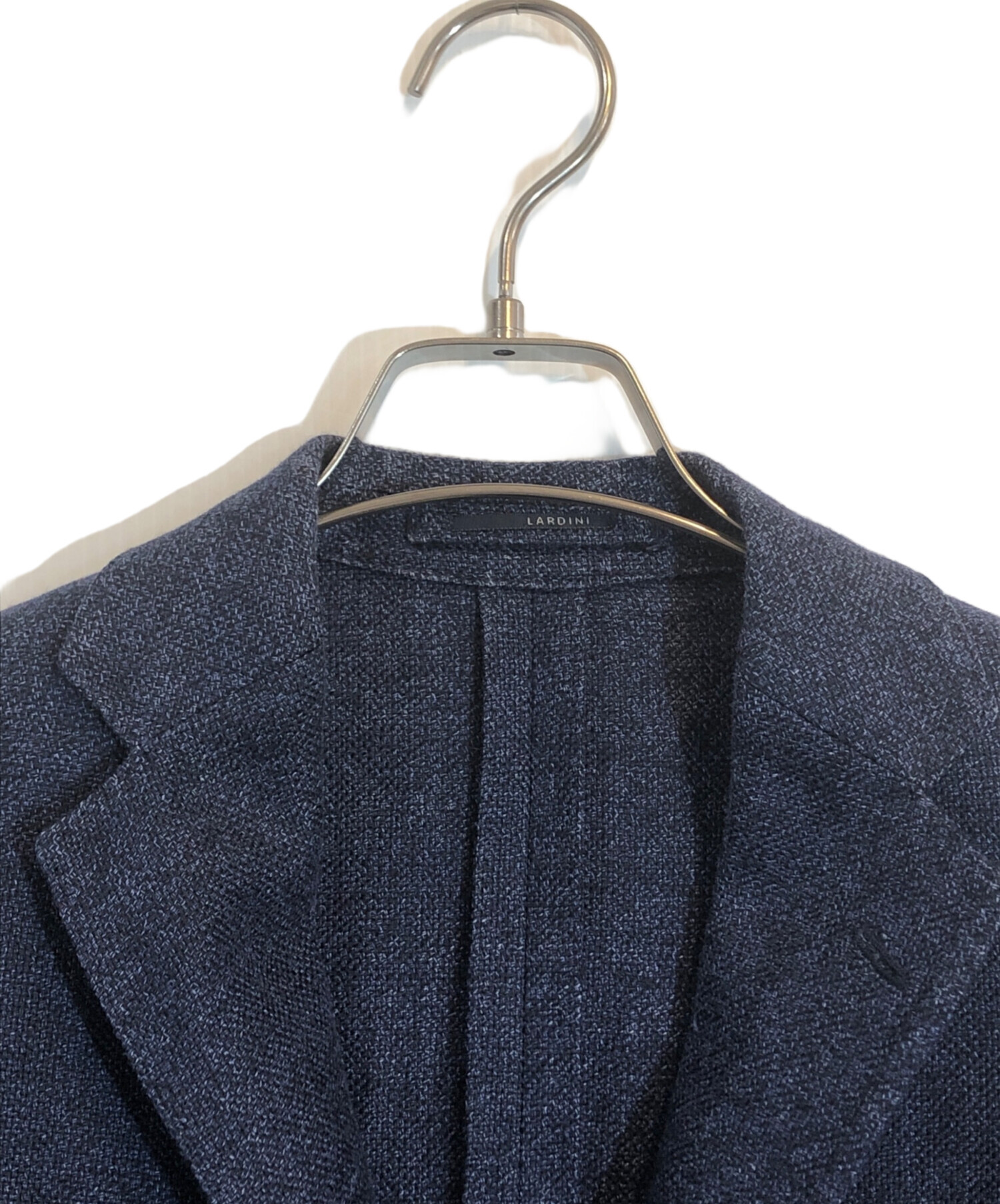 LARDINI　テーラードジャケット　ウールリネン　ネイビー　紺ブレ　50 楽天市場】【ポイント8倍 新春初売り】ラルディーニ LARDINI