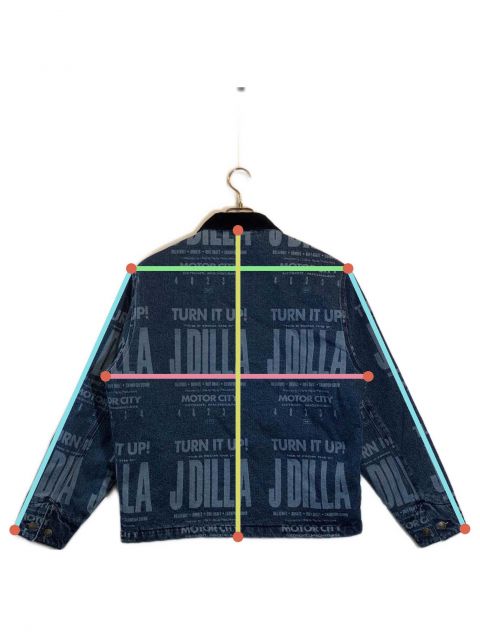 中古・古着通販】HUF (ハフ) J DILLA POSTED WORK JACKET インディゴ