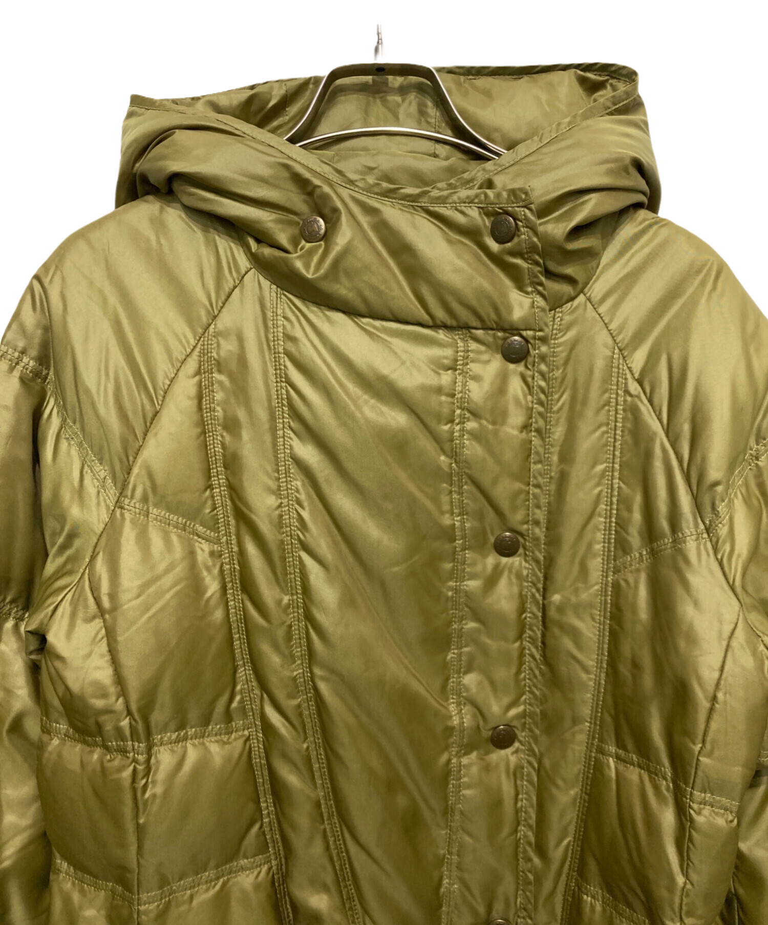 中古・古着通販】io comme io (イオコムイオ) ダウンコート カーキ