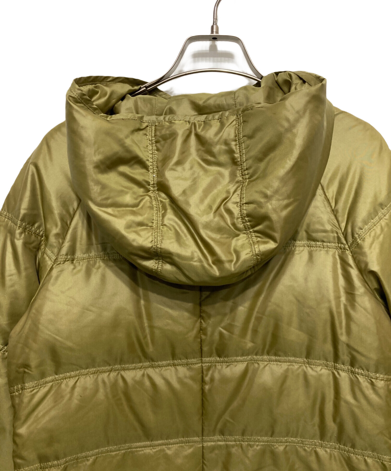 中古・古着通販】io comme io (イオコムイオ) ダウンコート カーキ