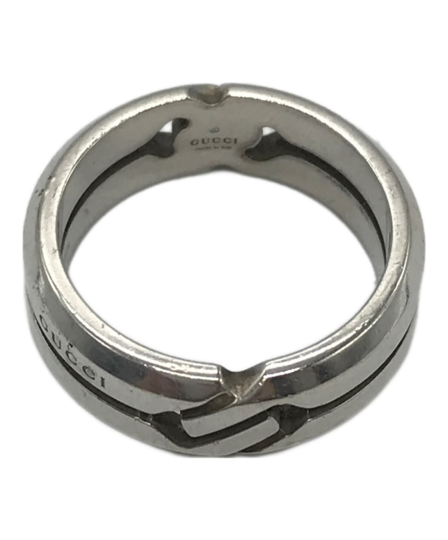 中古・古着通販】GUCCI (グッチ) ノットリング シルバー サイズ:17号 