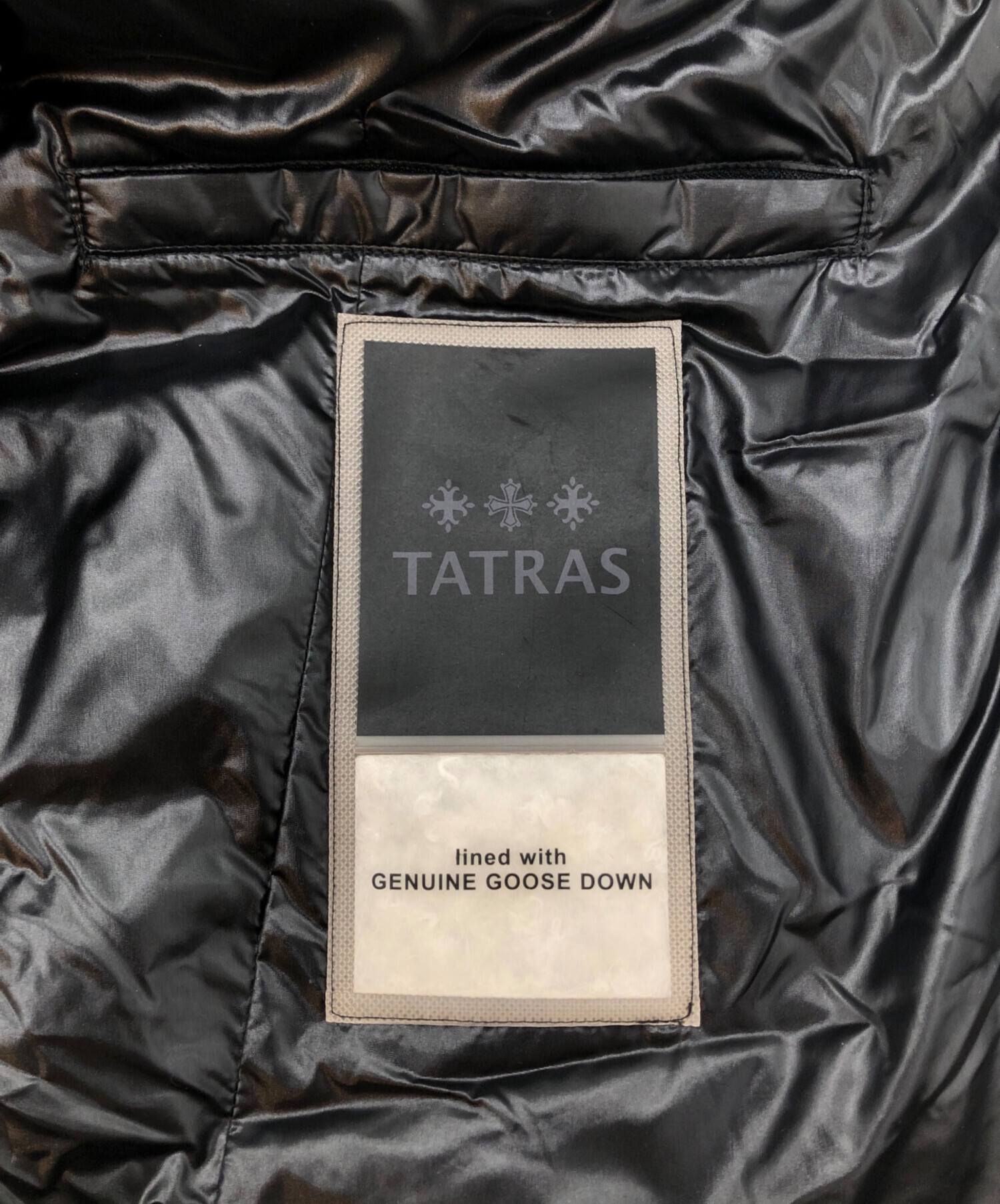 中古・古着通販】TATRAS (タトラス) ダウンベスト ブラック サイズ 