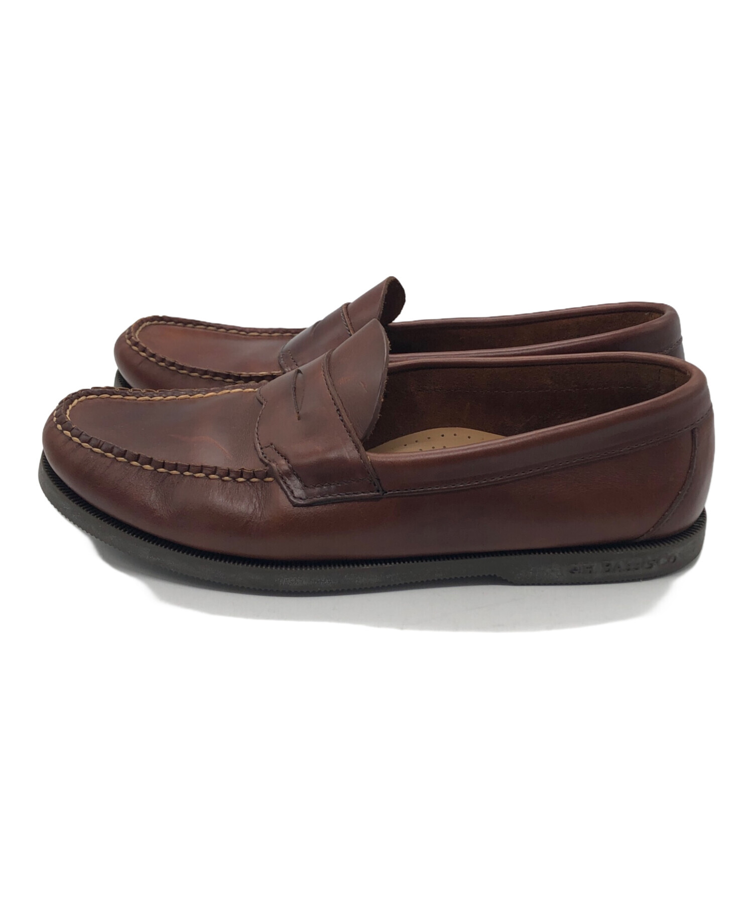 11/25までセール中【新品未使用G.H.BASS】ローファー/ブラウン/38 中古・古着通販】G.H.BASS (ジーエイチバス) Boater Logan Pull Up